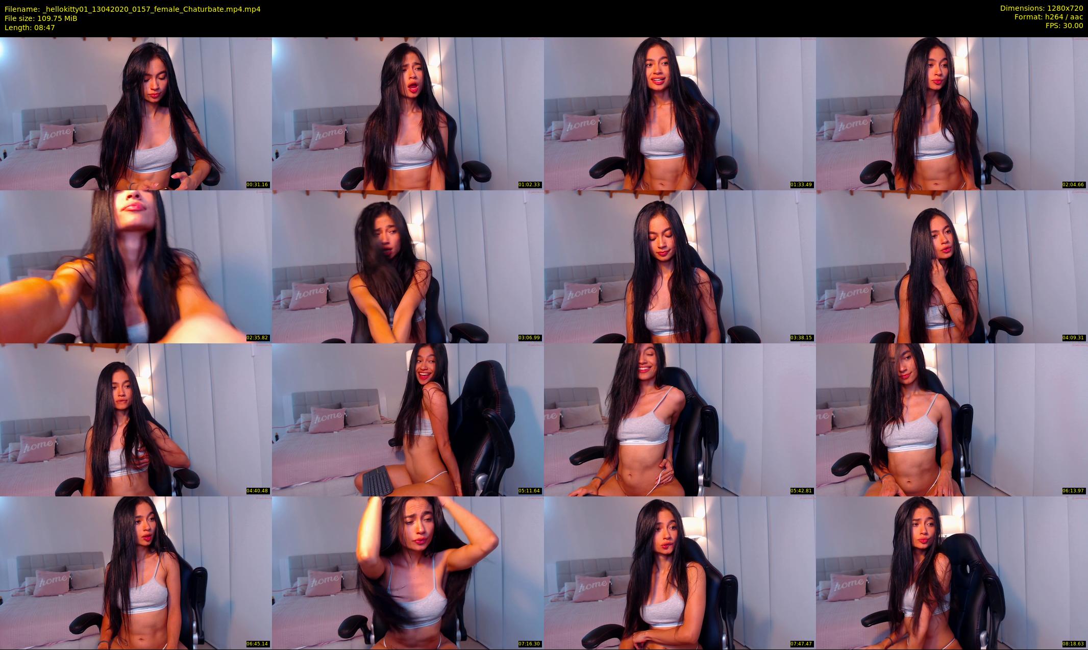 _hellokitty01 — 9 minute Chaturbate female cam show recording, 720p, Apr 13, 2020