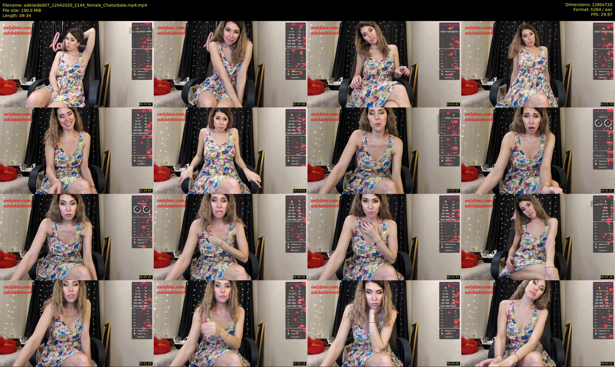 adelaide007 — 10 minute Chaturbate female cam show recording, 720p, Apr 12, 2020