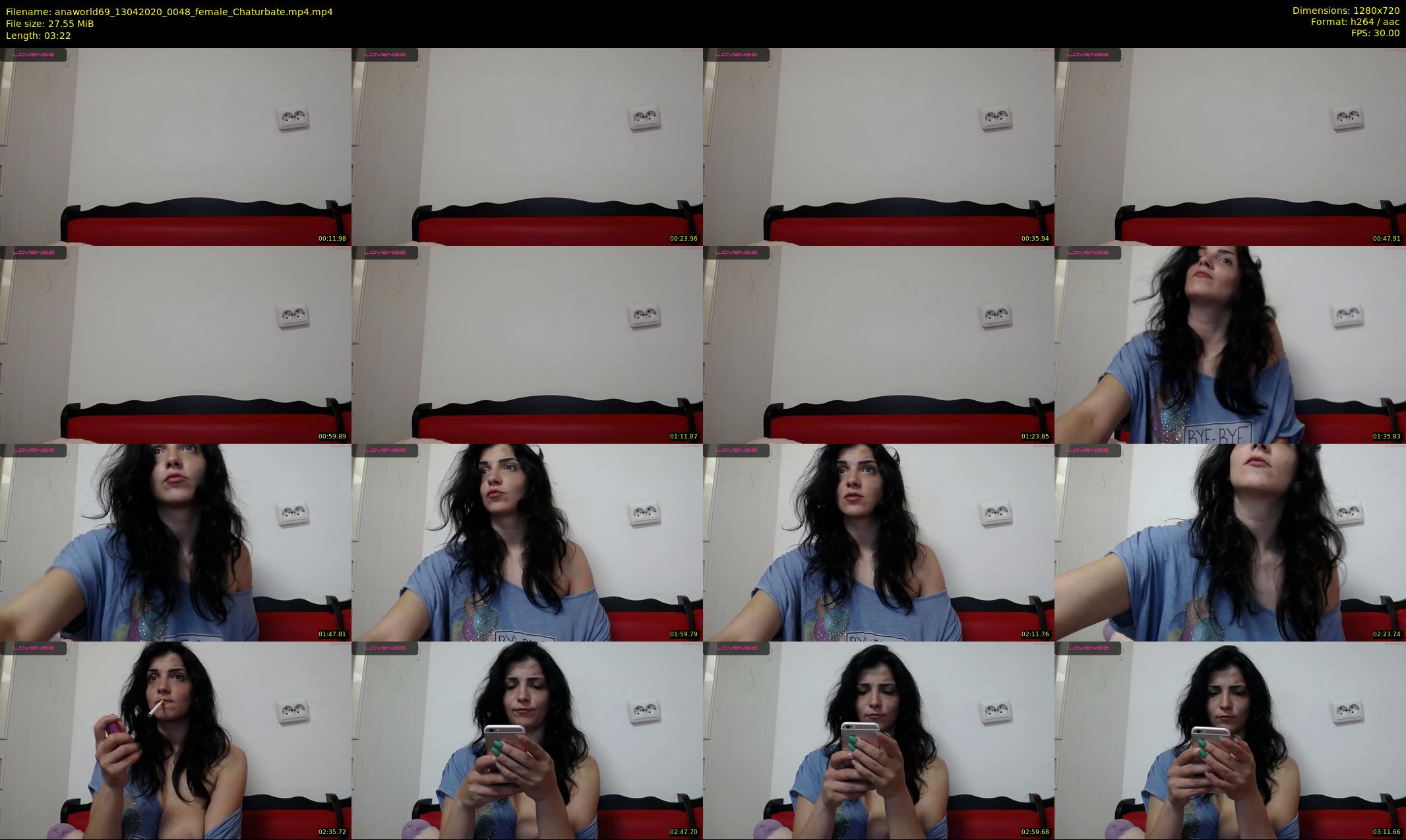 anaworld69 — 4 minute Chaturbate female cam show recording, 720p, Apr 13, 2020