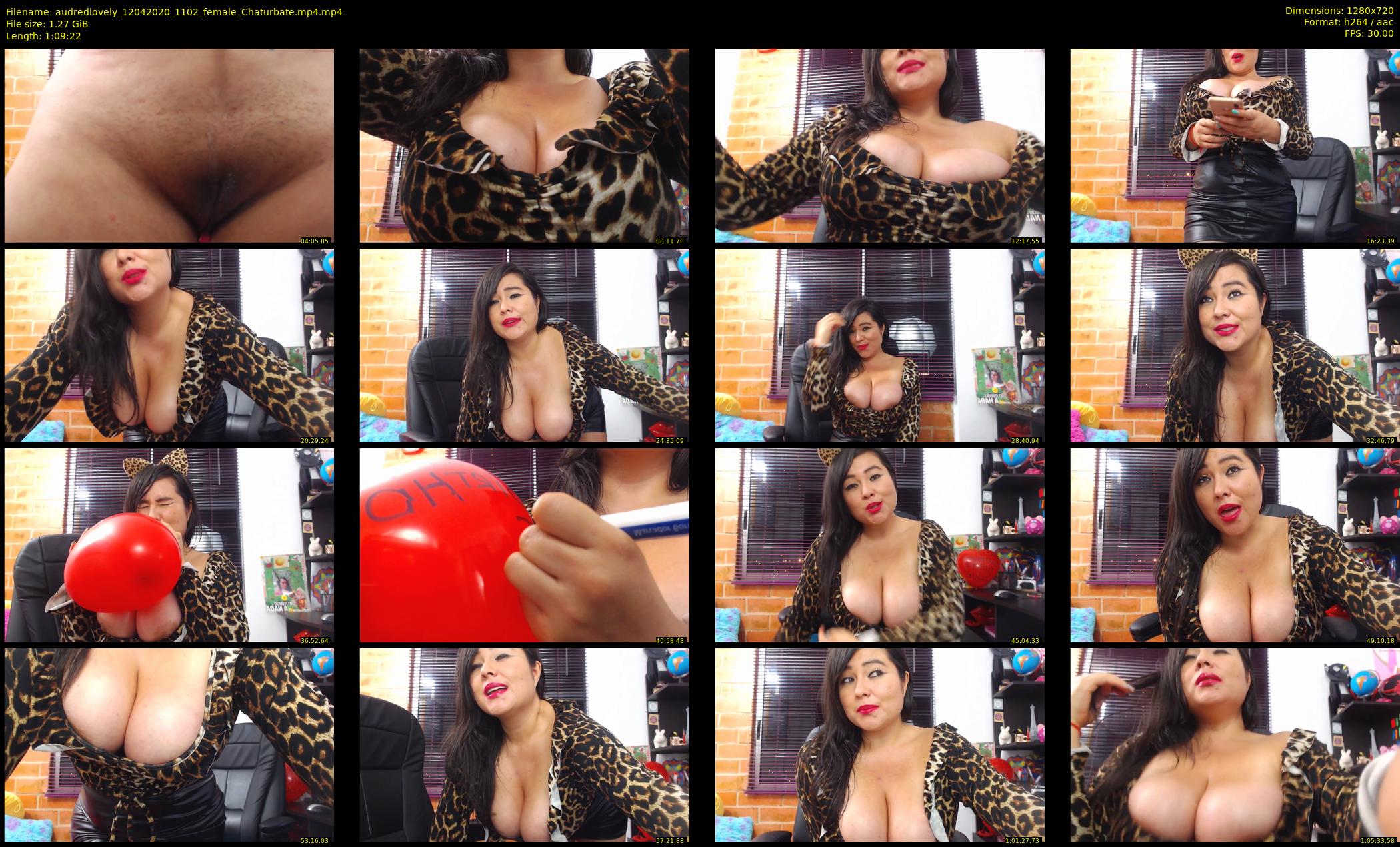 audredlovely — 70 minute Chaturbate female cam show recording, 720p, Apr 12, 2020