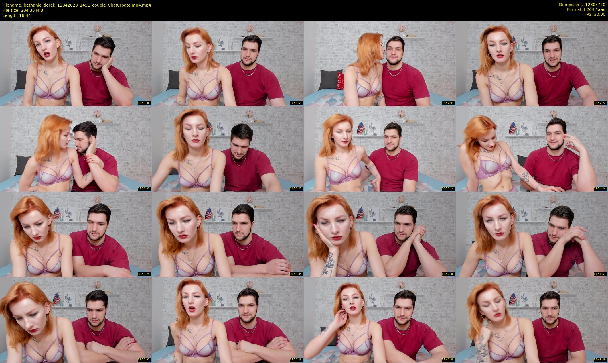 bethanie_derek — 17 minute Chaturbate couple cam show recording, 720p, Apr 12, 2020