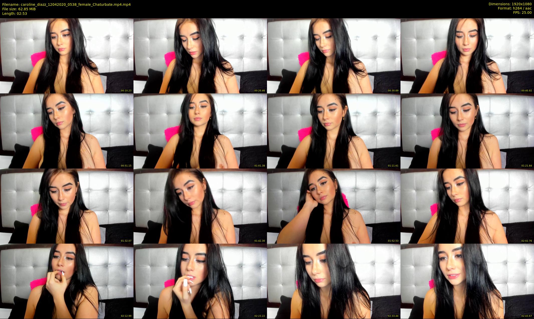 caroline_diazz — 3 minute Chaturbate female cam show recording, 1080p, Apr 12, 2020
