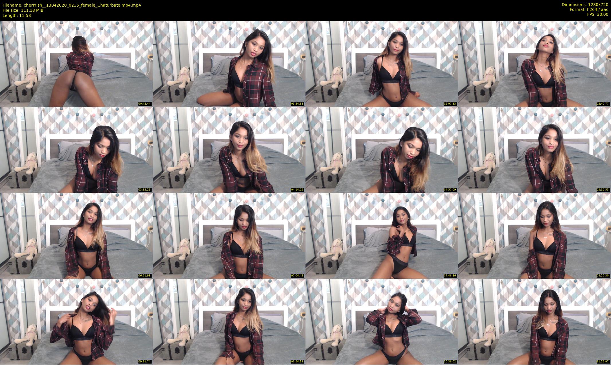 cherrrish_ — 12 minute Chaturbate female cam show recording, 720p, Apr 13, 2020