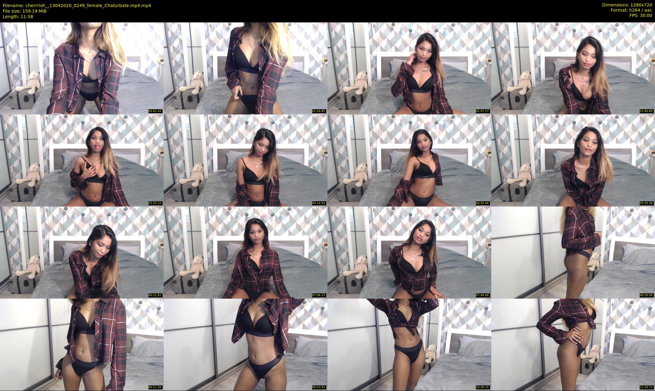 cherrrish_ — 12 minute Chaturbate female cam show recording, 720p, Apr 13, 2020