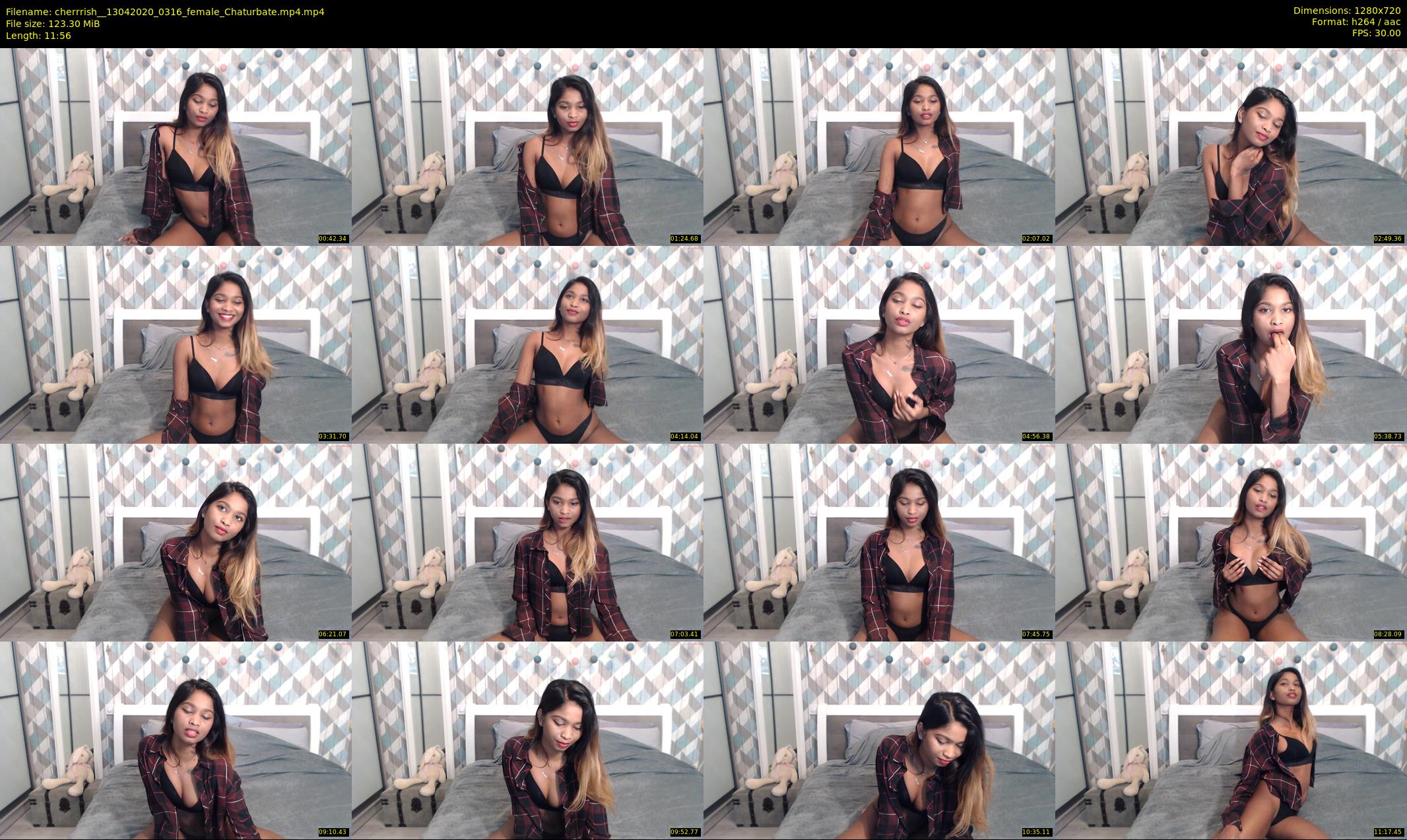 cherrrish_ — 12 minute Chaturbate female cam show recording, 720p, Apr 13, 2020