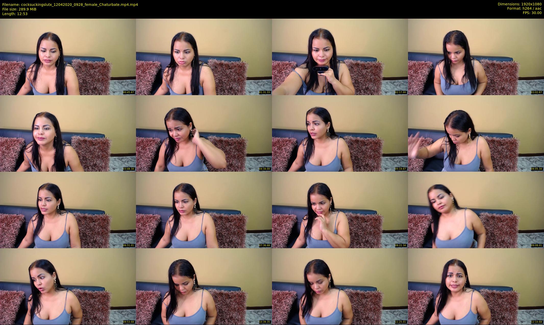 cocksuckingslutx — 13 minute Chaturbate female cam show recording, 1080p, Apr 12, 2020