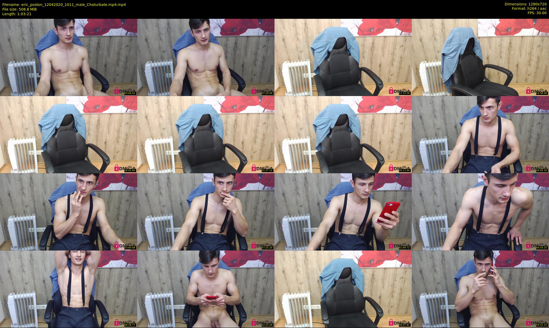 eric_poston — 64 minute Chaturbate male cam show recording, 720p, Apr 12, 2020