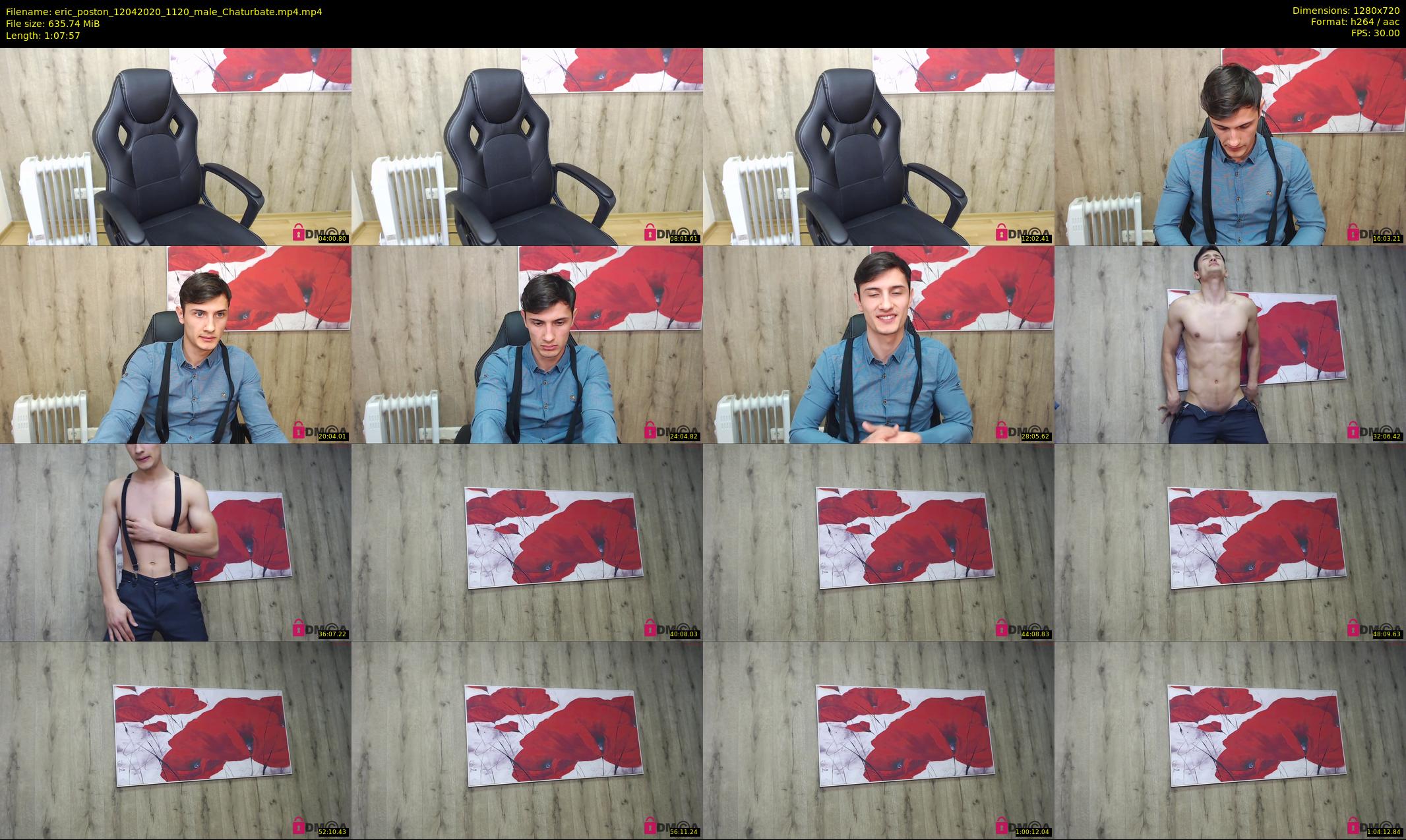 eric_poston — 68 minute Chaturbate male cam show recording, 720p, Apr 12, 2020