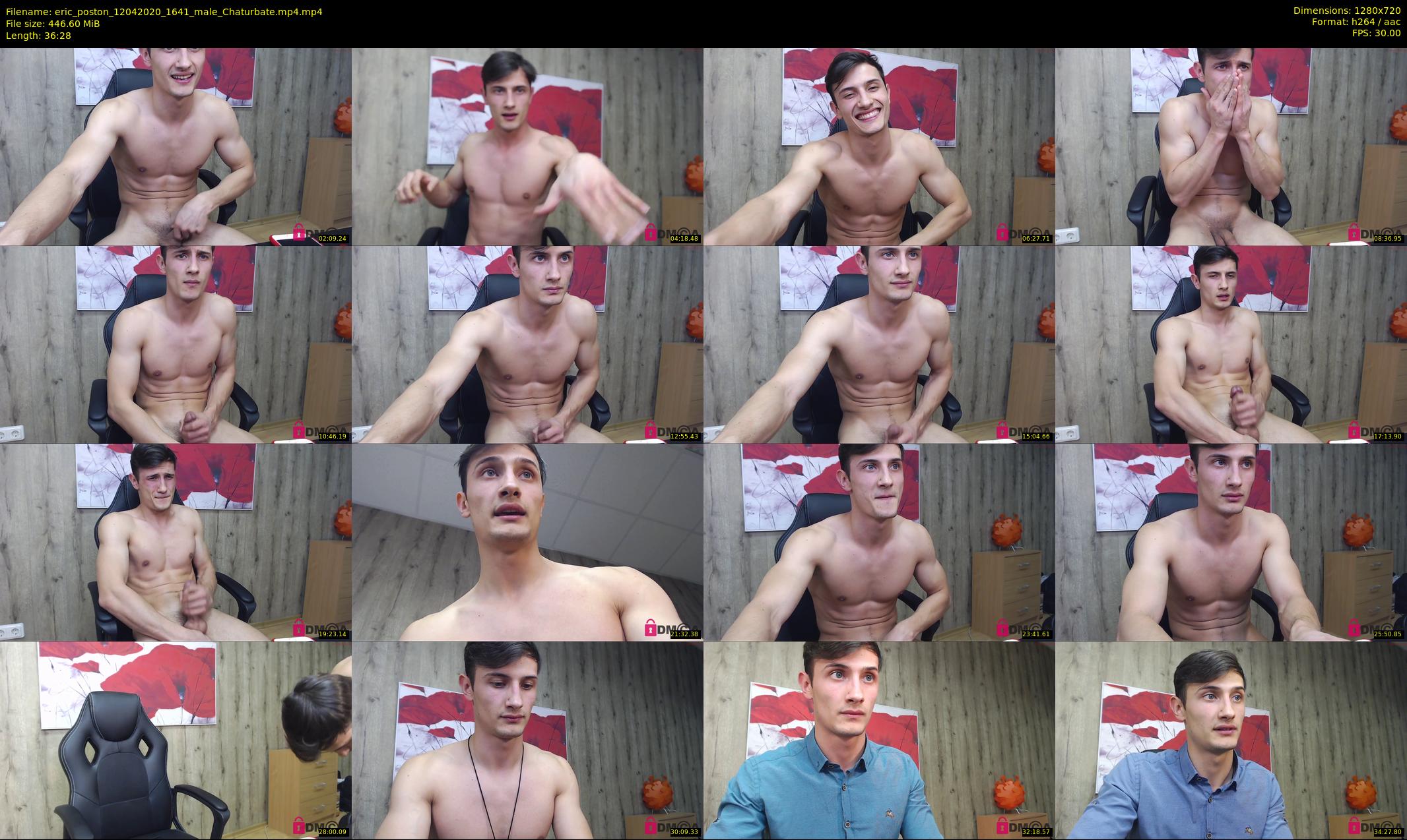 eric_poston — 37 minute Chaturbate male cam show recording, 720p, Apr 12, 2020