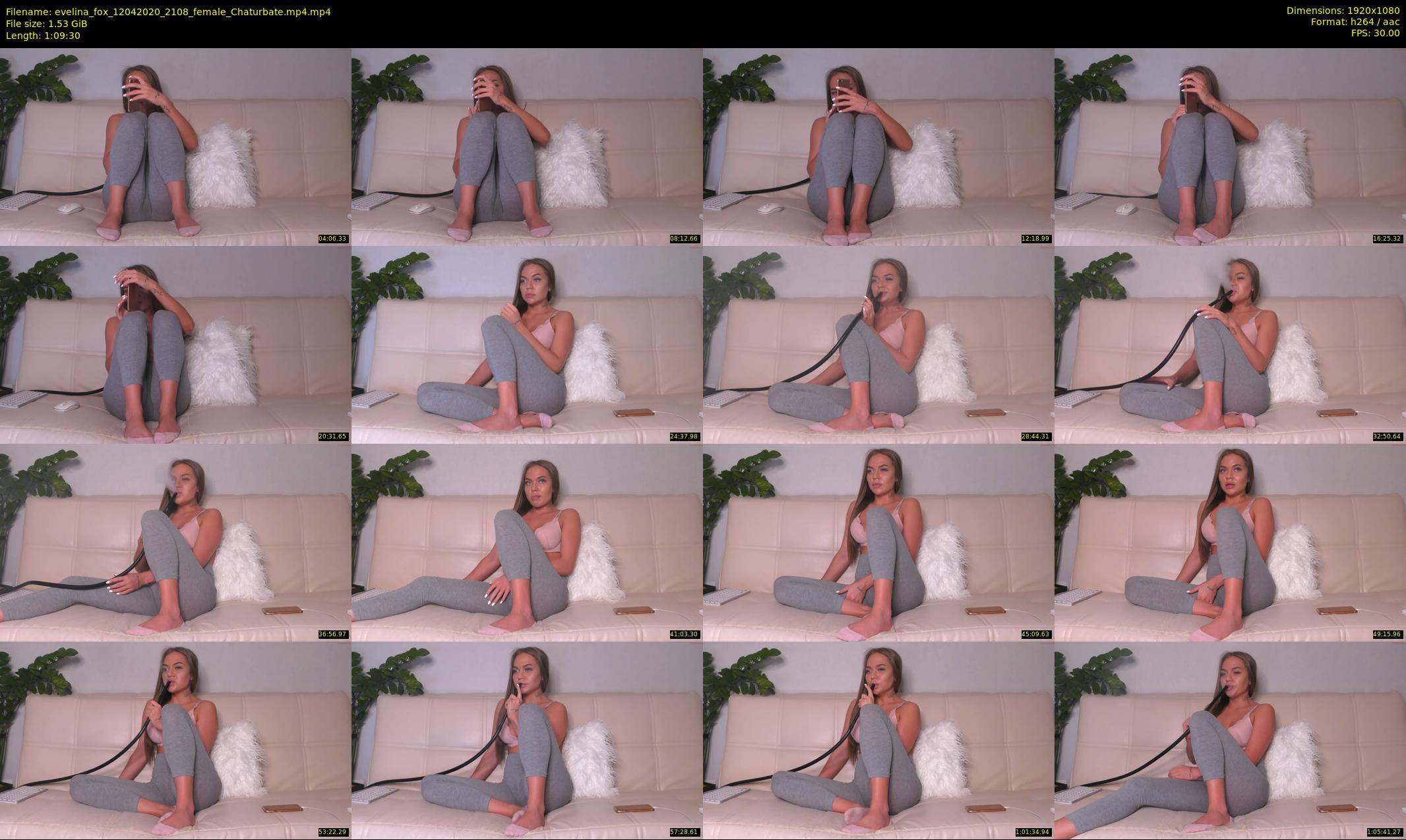 evelina_fox — 70 minute Chaturbate female cam show recording, 1080p, Apr 12, 2020
