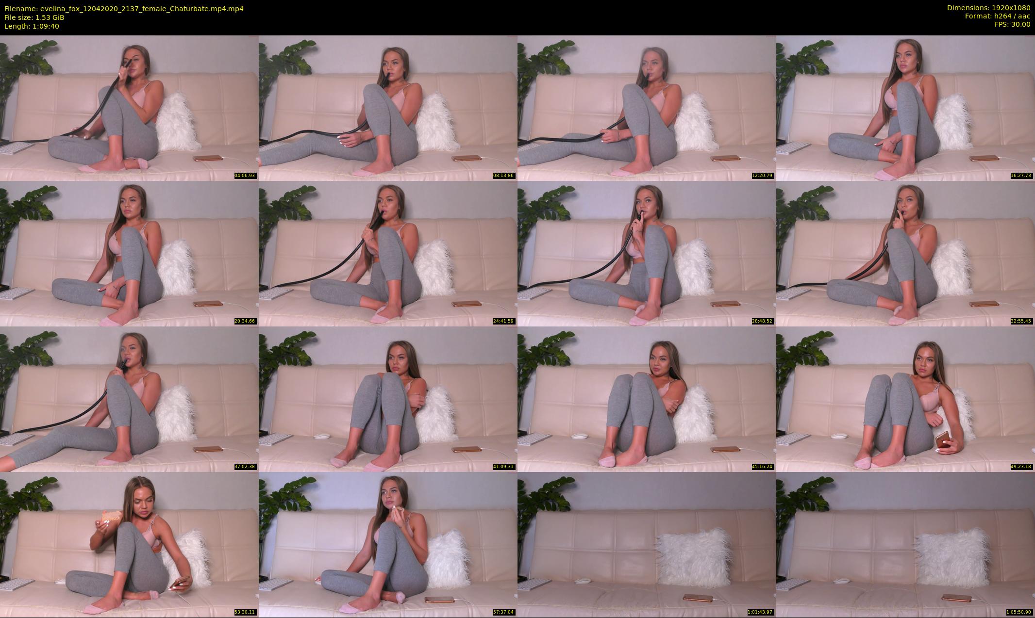 evelina_fox — 70 minute Chaturbate female cam show recording, 1080p, Apr 12, 2020