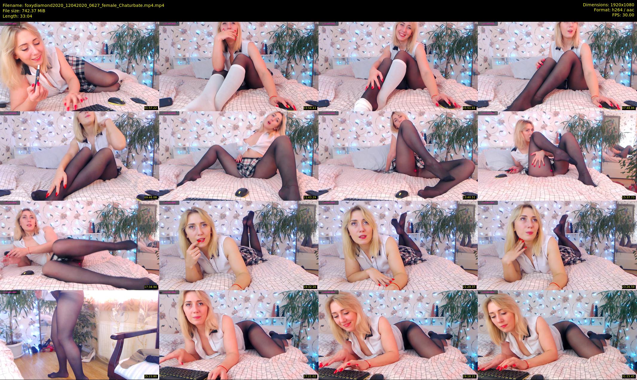 foxydiamond2020 — 34 minute Chaturbate female cam show recording, 1080p, Apr 12, 2020
