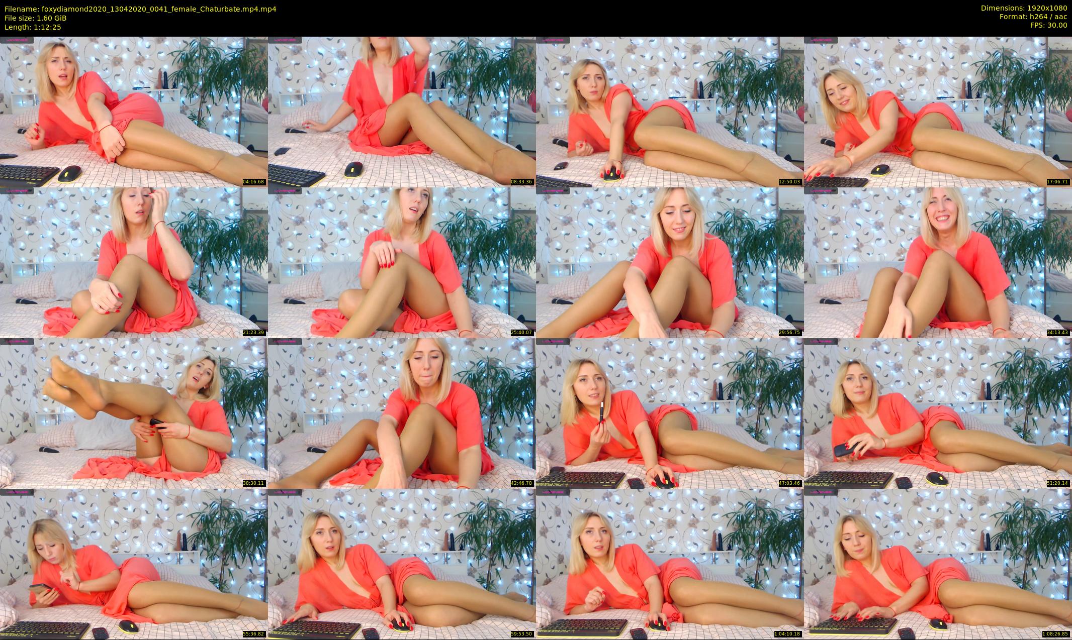 foxydiamond2020 — 73 minute Chaturbate female cam show recording, 1080p, Apr 13, 2020