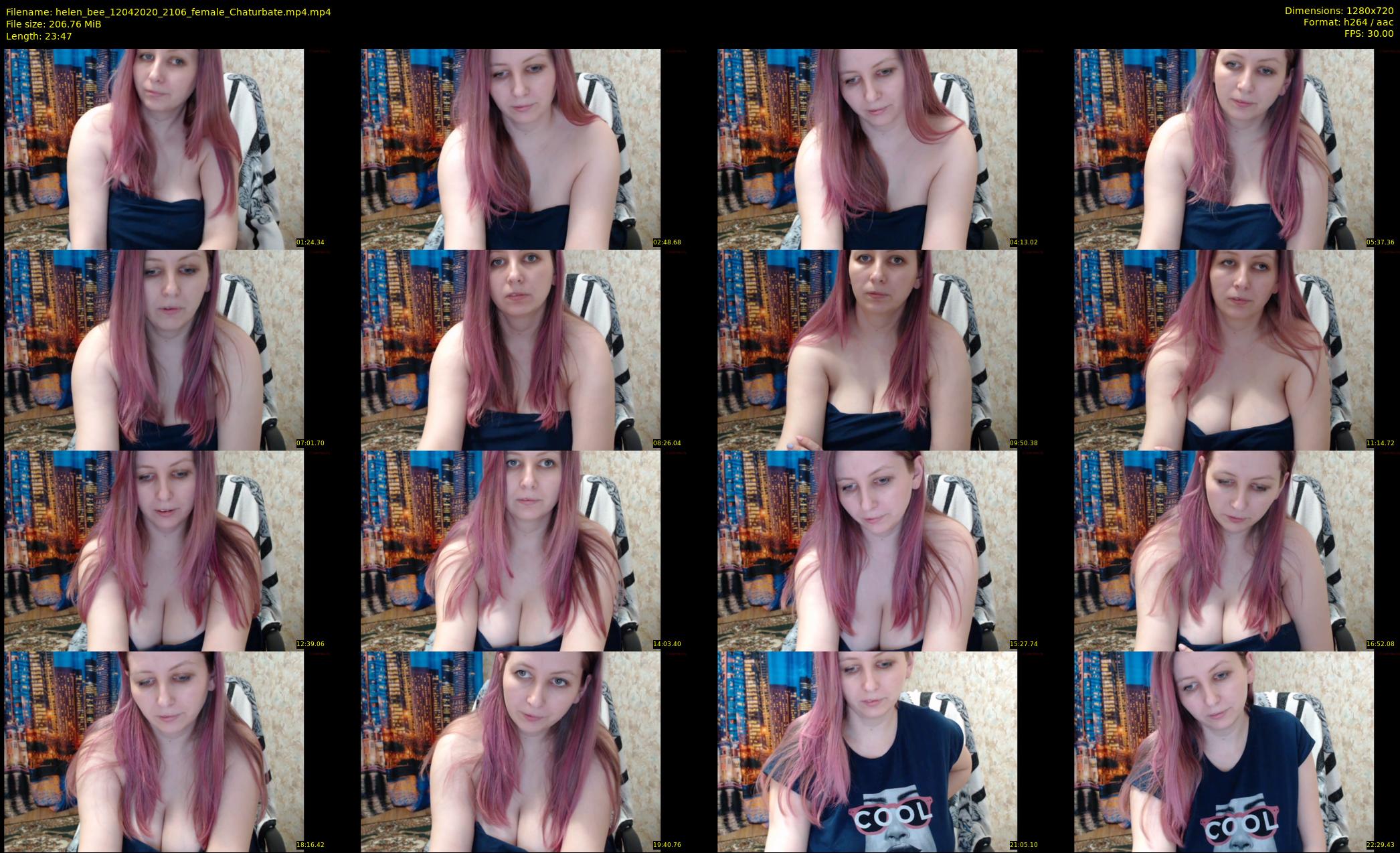 helen_bee — 24 minute Chaturbate female cam show recording, 720p, Apr 12, 2020