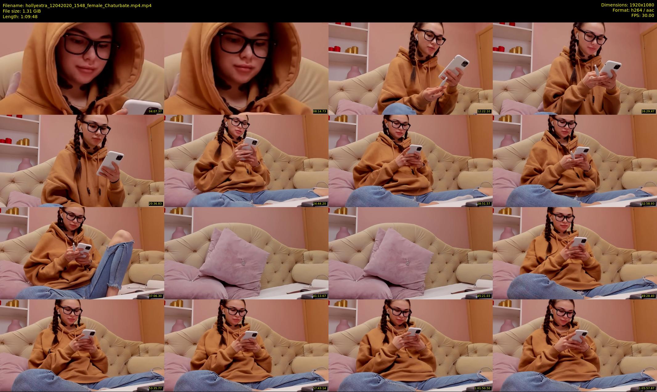hollyextra — 70 minute Chaturbate female cam show recording, 1080p, Apr 12, 2020