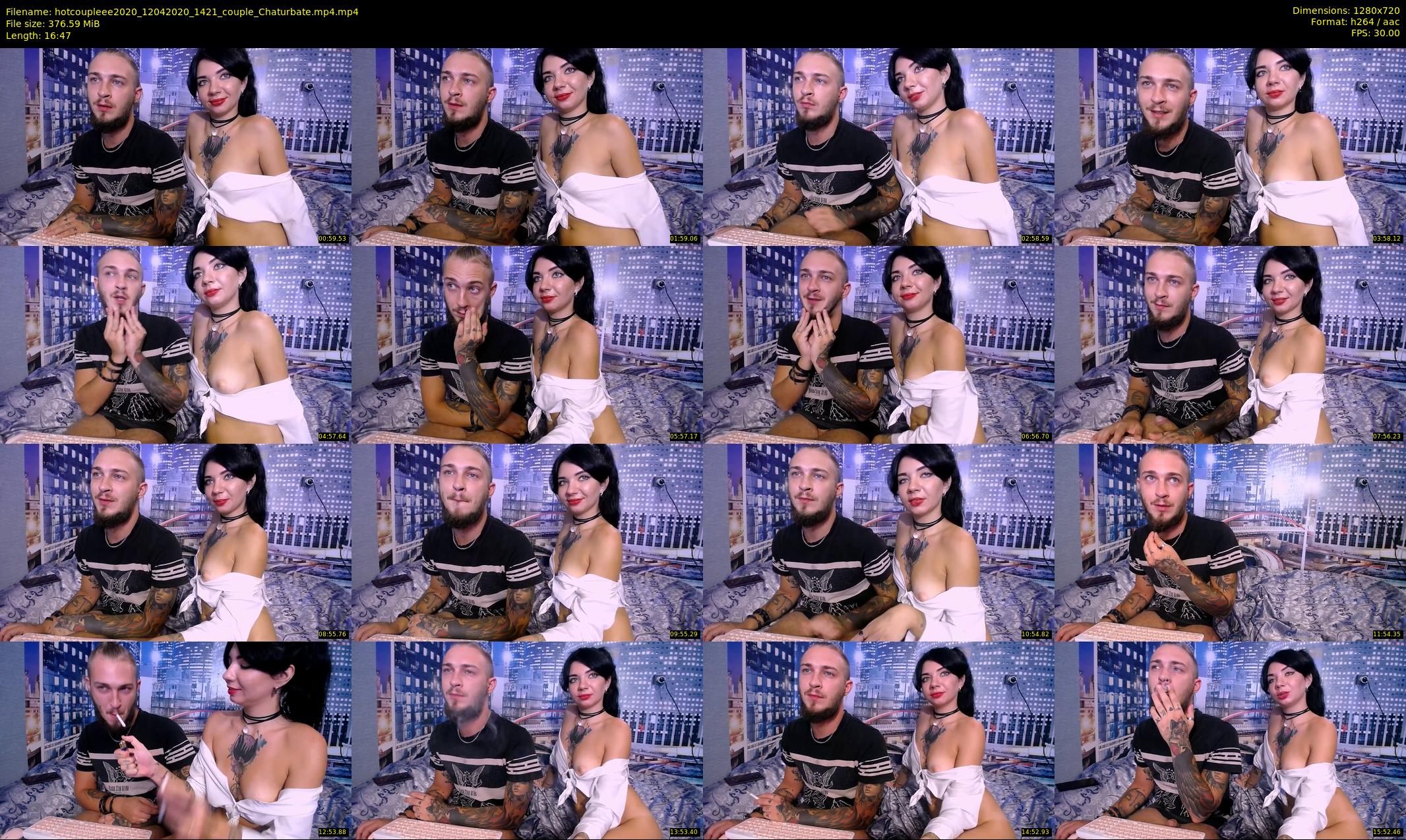 hotcoupleee2020 — 17 minute Chaturbate couple cam show recording, 720p, Apr 12, 2020