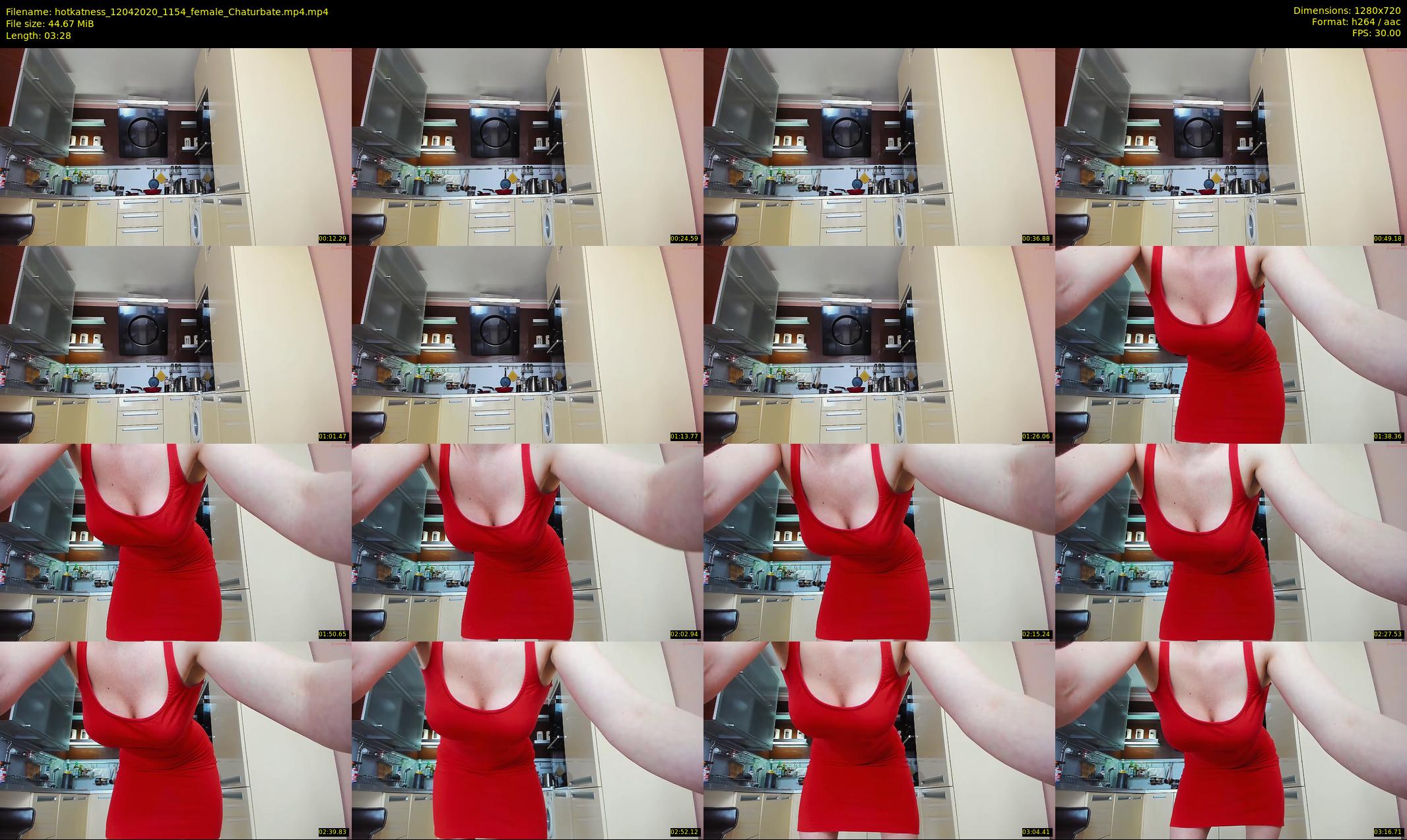 hotkatness — 4 minute Chaturbate female cam show recording, 720p, Apr 12, 2020