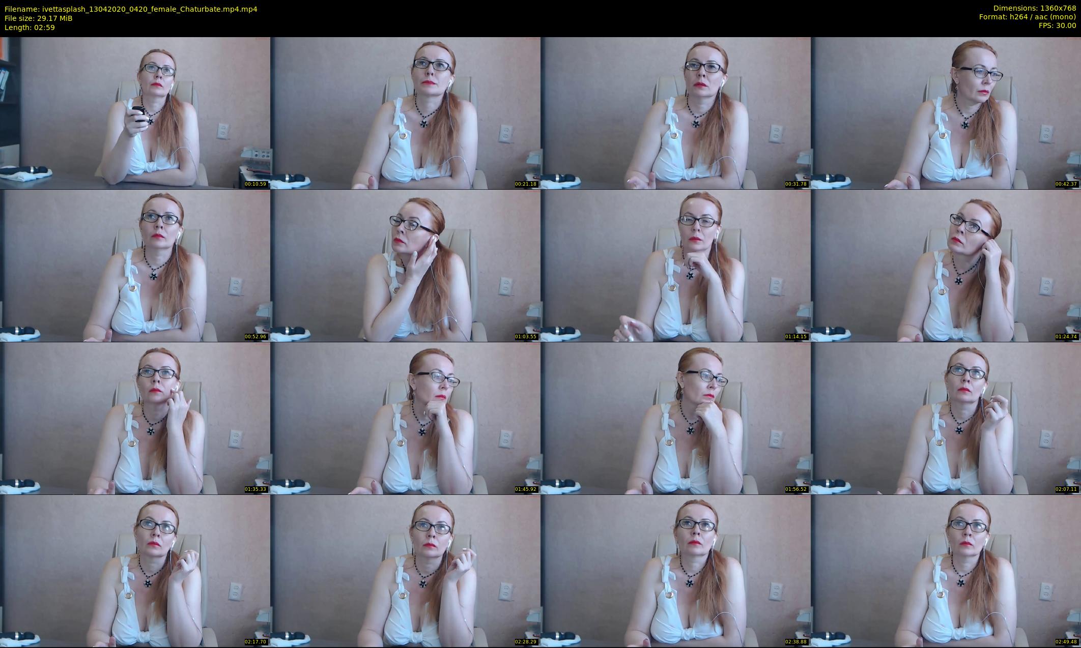 ivettasplash — 3 minute Chaturbate female cam show recording, 720p, Apr 13, 2020