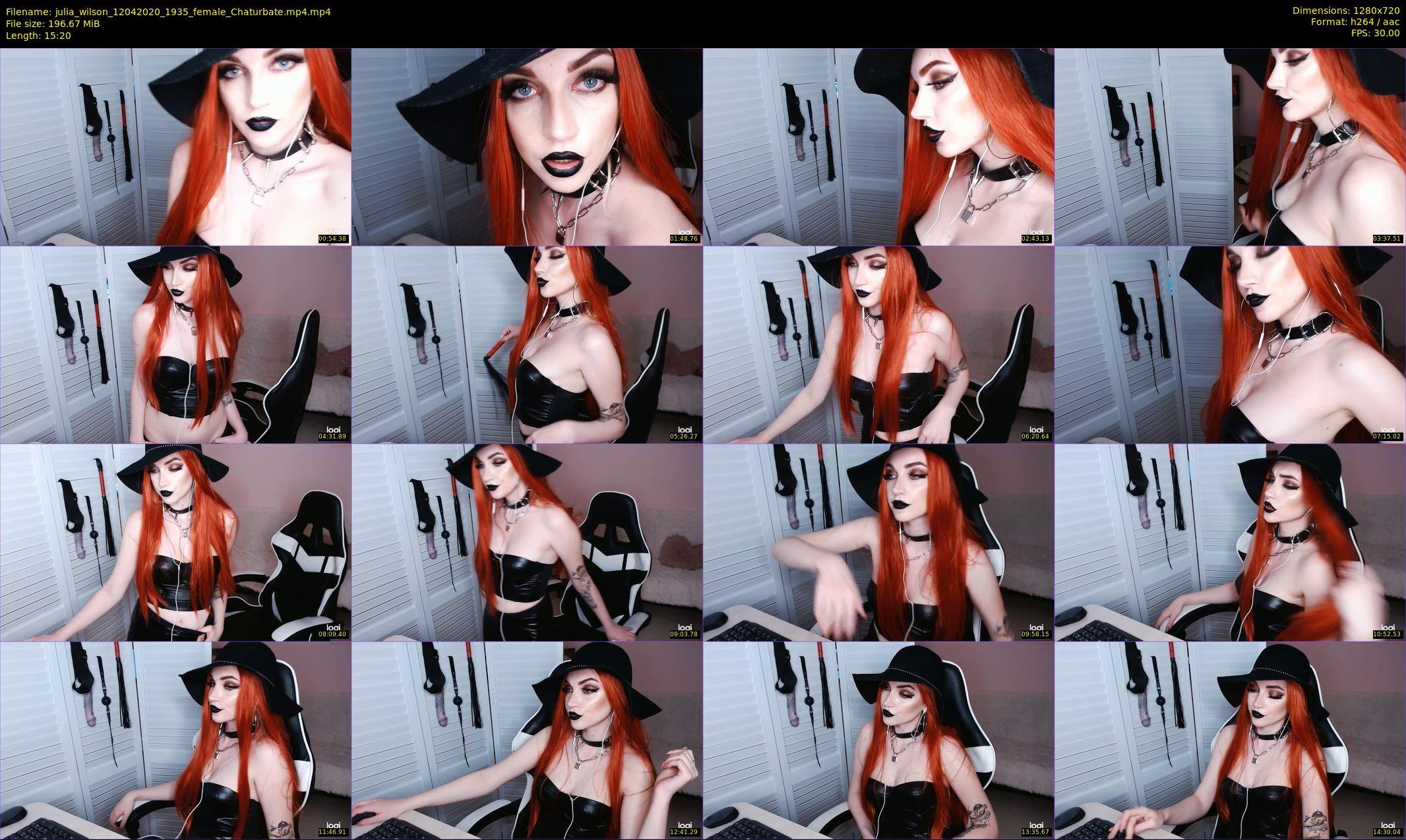 julia_wilson — 16 minute Chaturbate female cam show recording, 720p, Apr 12, 2020