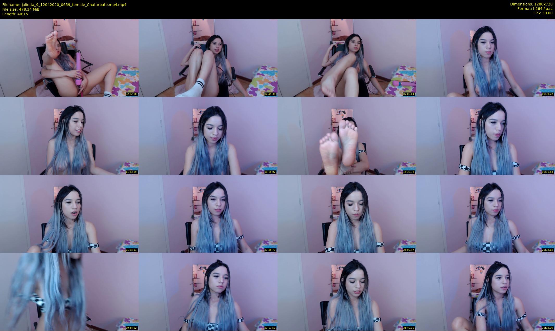julietta_9 — 41 minute Chaturbate female cam show recording, 720p, Apr 12, 2020