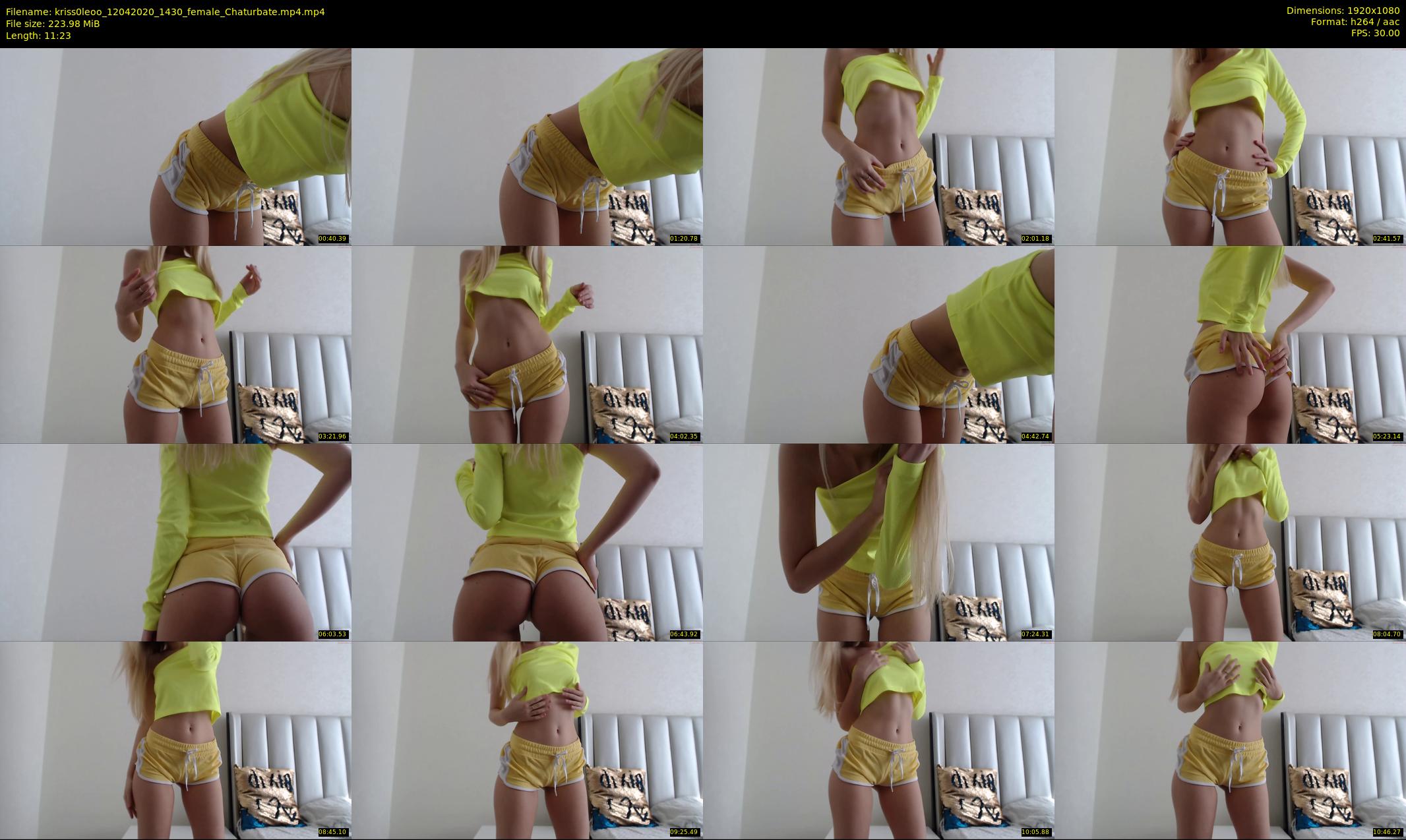 kriss0leoo — 12 minute Chaturbate couple cam show recording, 1080p, Apr 12, 2020