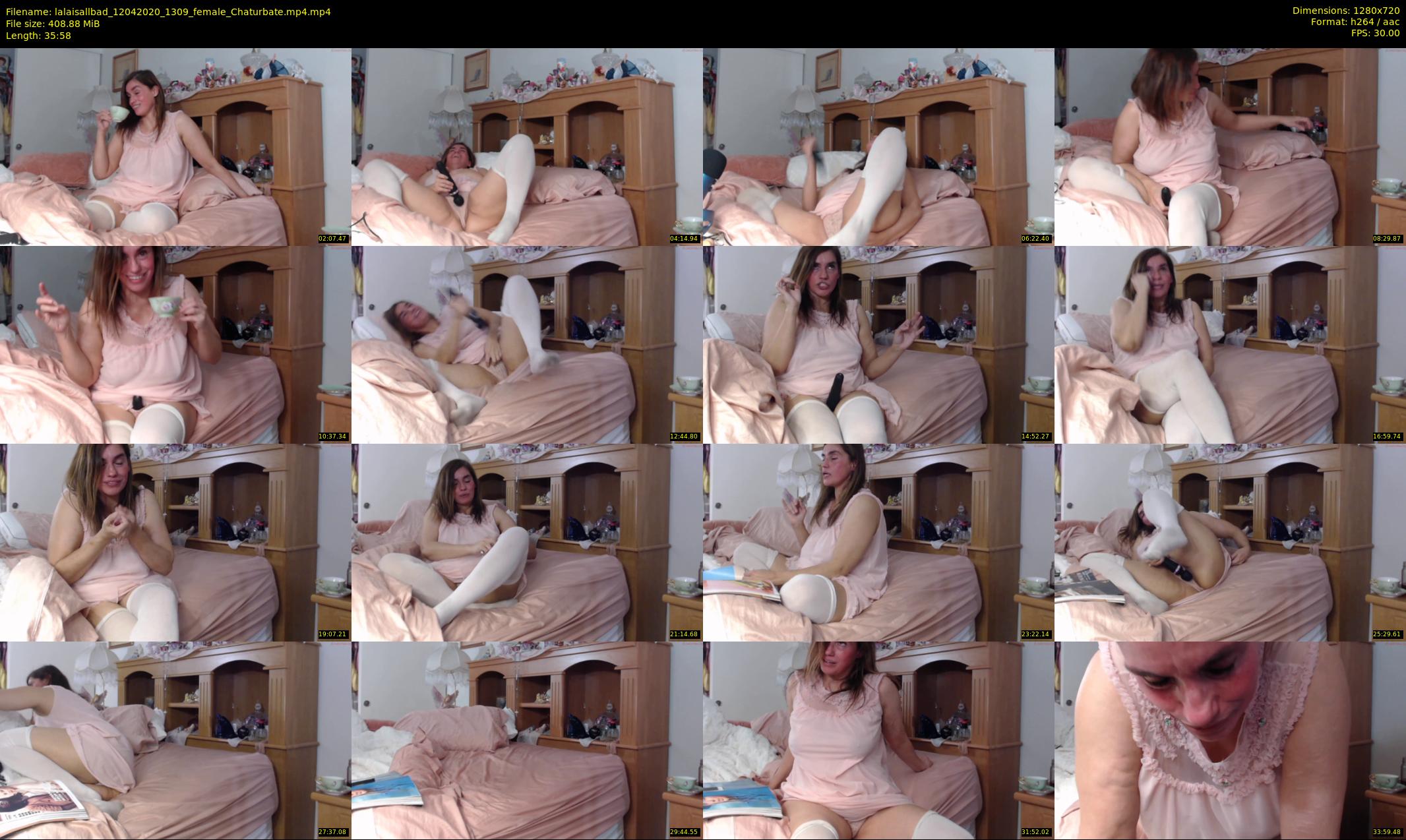 lalaisallbad — 36 minute Chaturbate female cam show recording, 720p, Apr 12, 2020