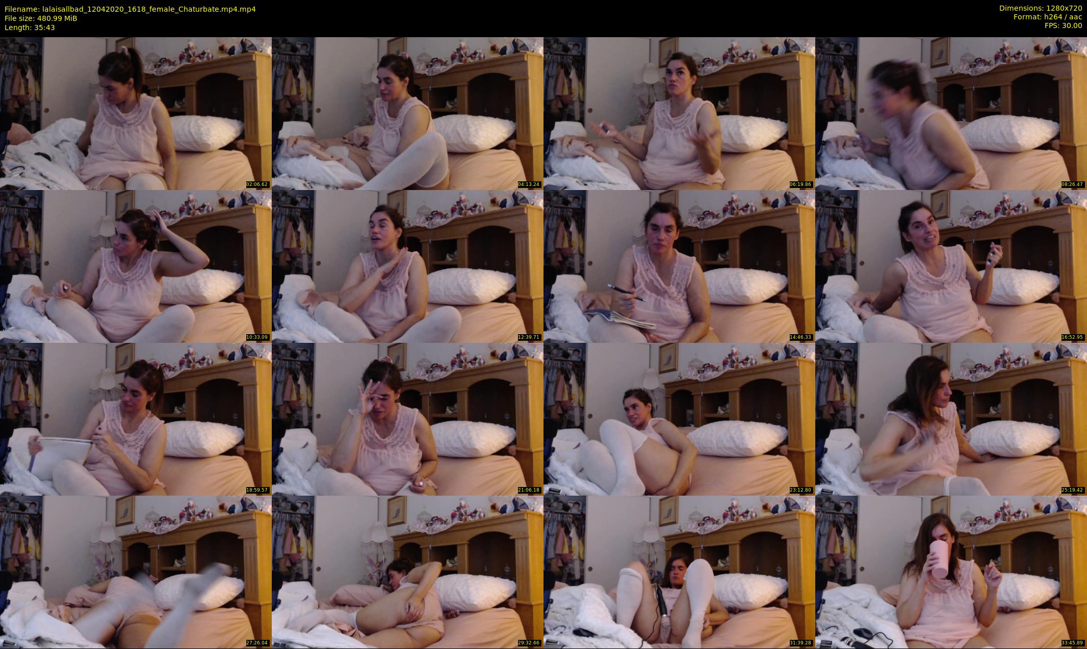 lalaisallbad — 36 minute Chaturbate female cam show recording, 720p, Apr 12, 2020
