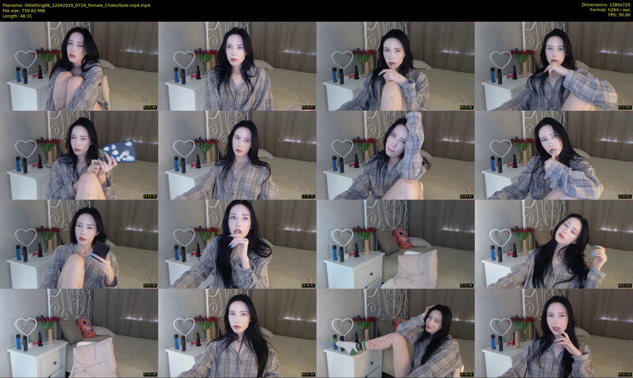 littlething88 — 49 minute Chaturbate female cam show recording, 720p, Apr 12, 2020
