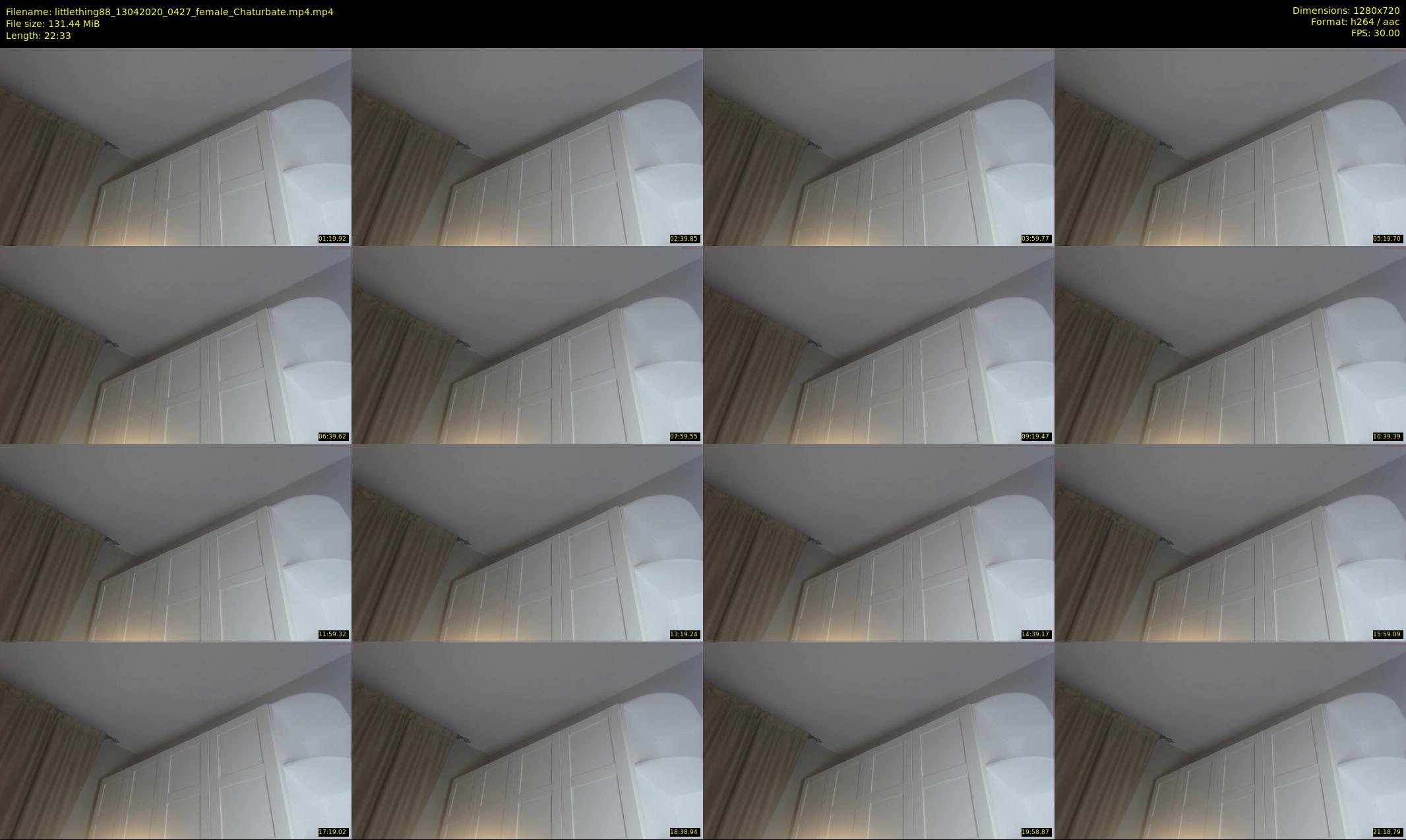littlething88 — 23 minute Chaturbate female cam show recording, 720p, Apr 13, 2020