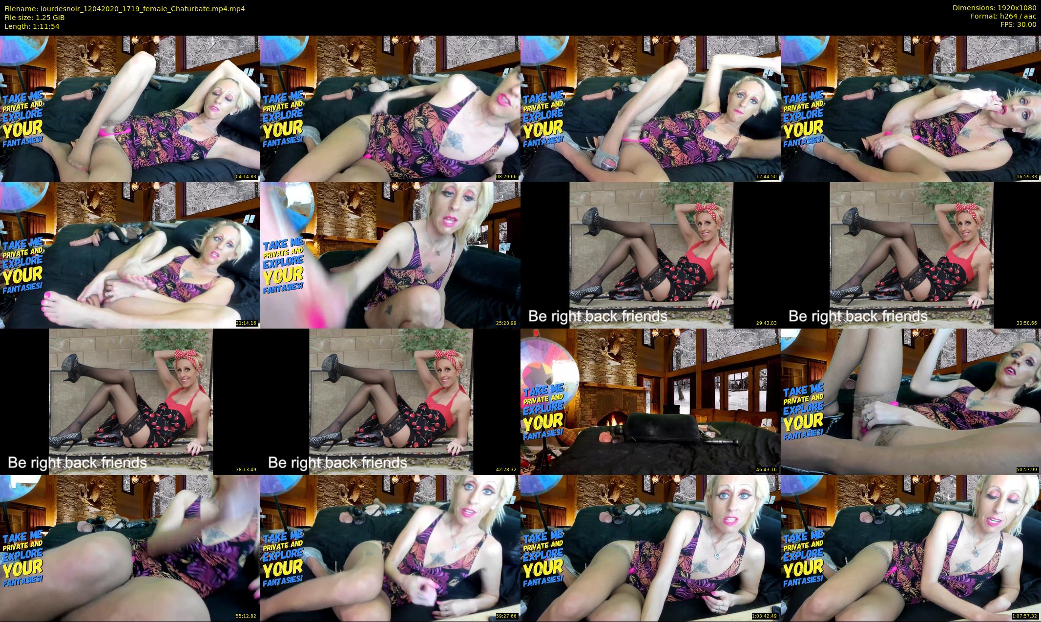lourdesnoir — 72 minute Chaturbate female cam show recording, 1080p, Apr 12, 2020