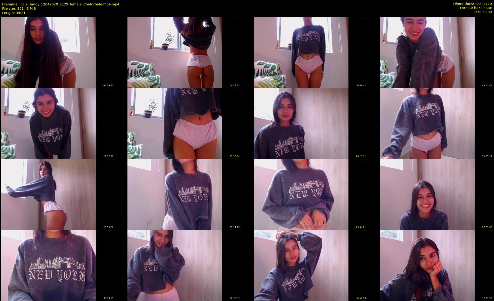 lucia_sandy — 40 minute Chaturbate female cam show recording, 720p, Apr 12, 2020