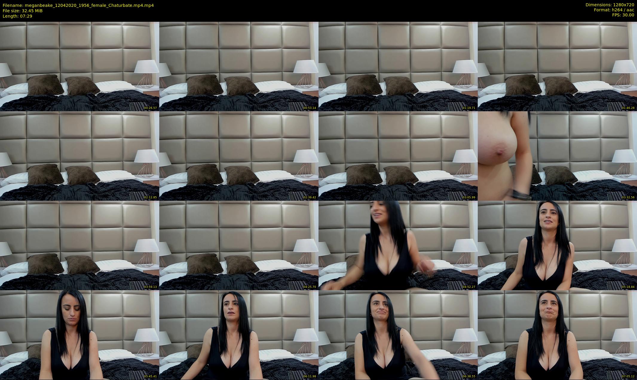 meganbeake — 8 minute Chaturbate female cam show recording, 720p, Apr 12, 2020