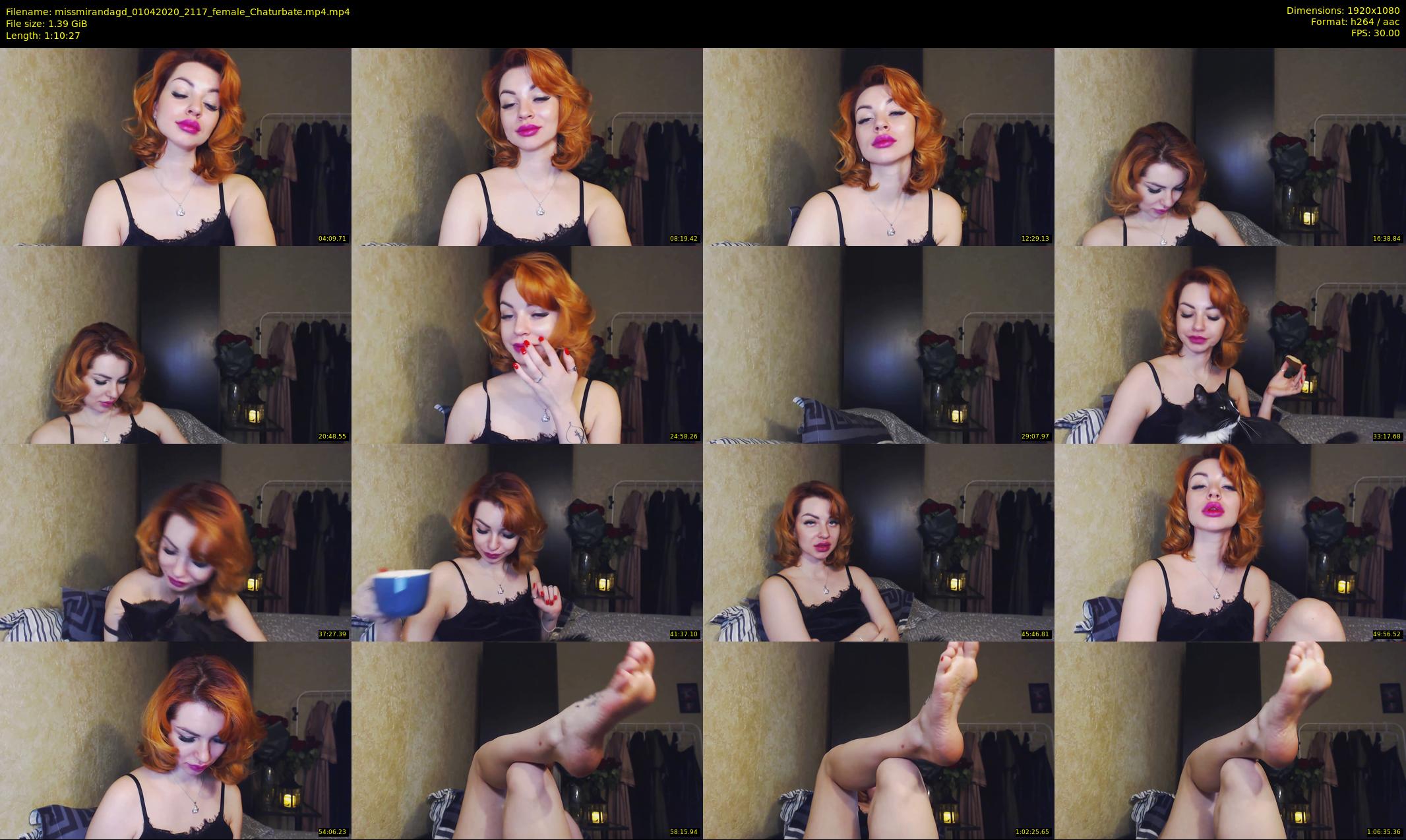 missmirandagd — 71 minute Chaturbate female cam show recording, 1080p, Apr 1, 2020