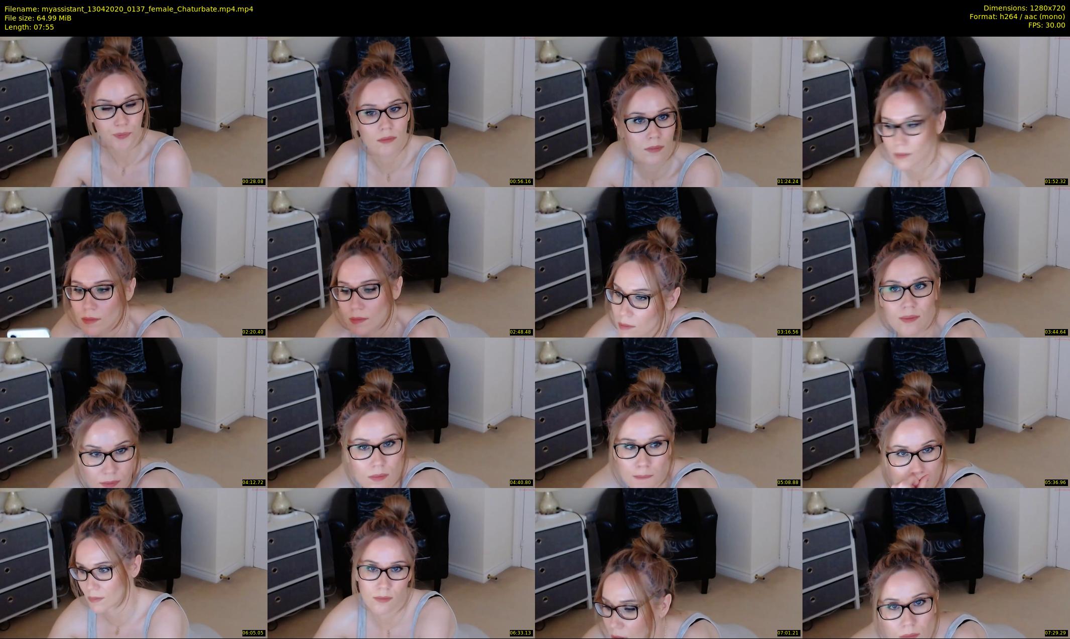 myassistant — 8 minute Chaturbate female cam show recording, 720p, Apr 13, 2020