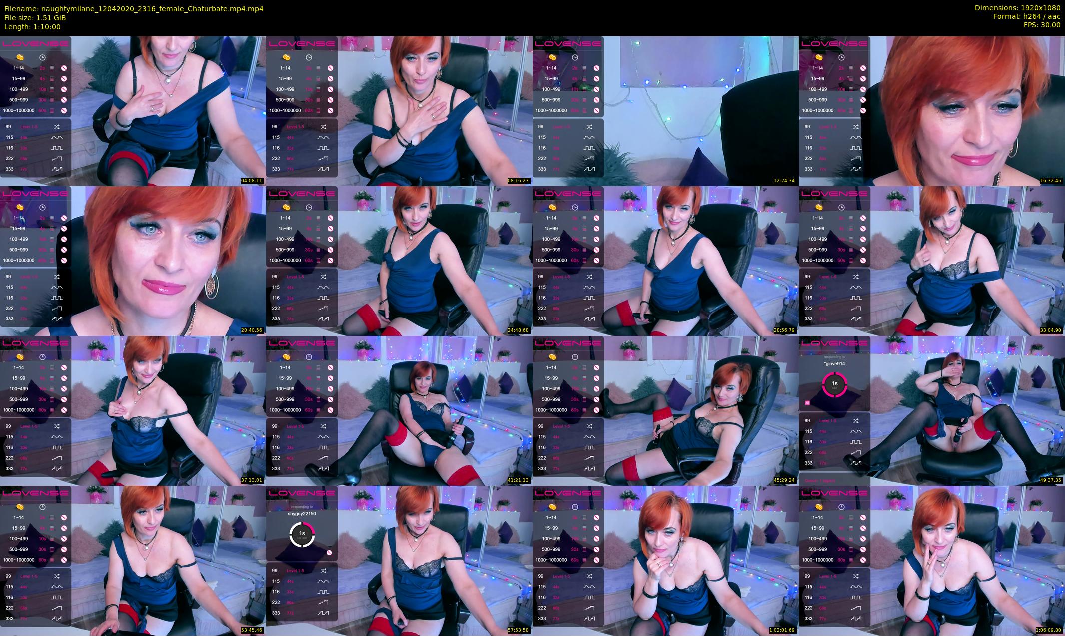 naughtymilane — 70 minute Chaturbate female cam show recording, 1080p, Apr 12, 2020