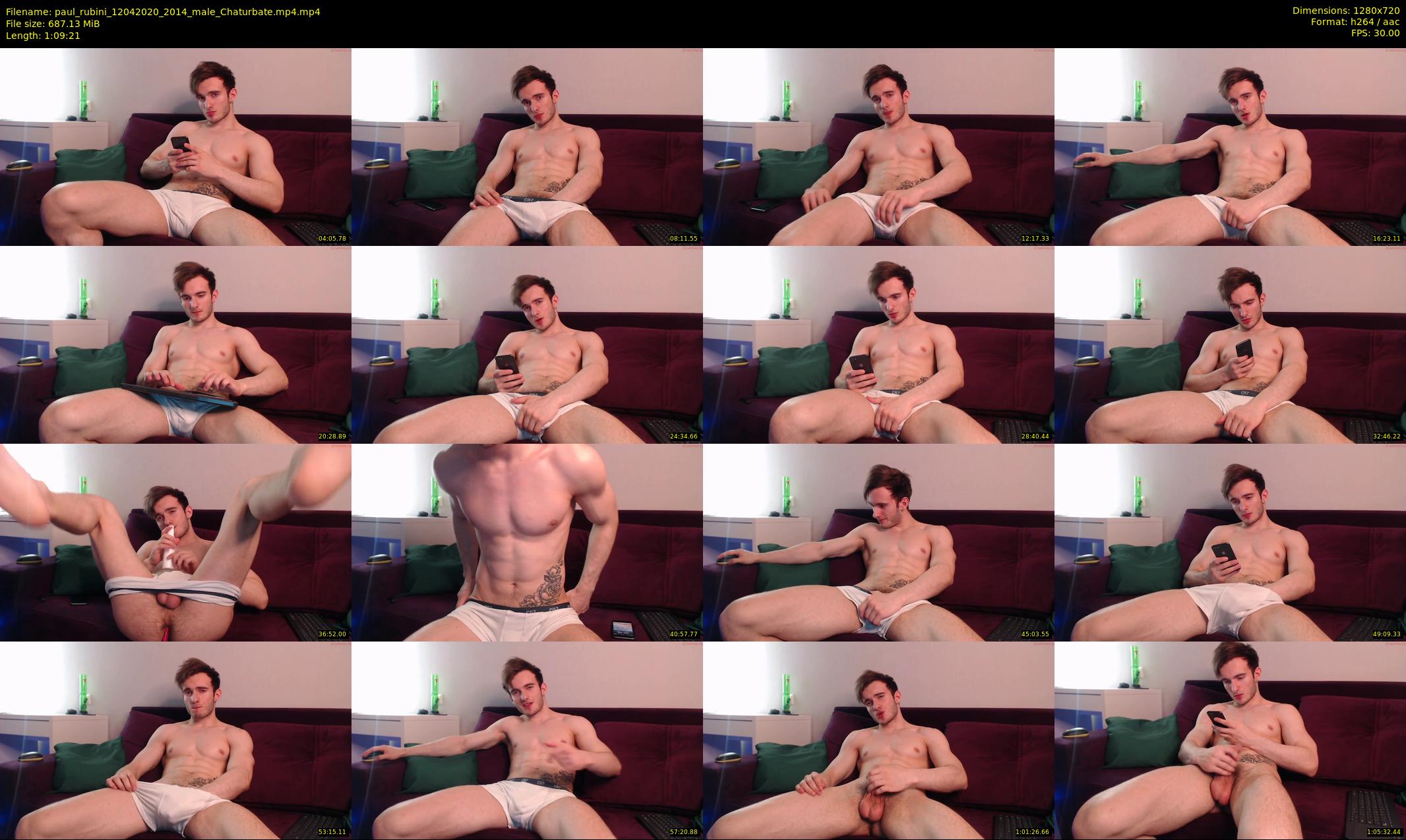 paul_rubini — 70 minute Chaturbate male cam show recording, 720p, Apr 12, 2020