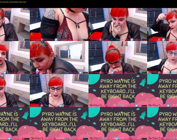 pyrowayne — 44 minute Chaturbate female cam show recording, 720p, Apr 13, 2020