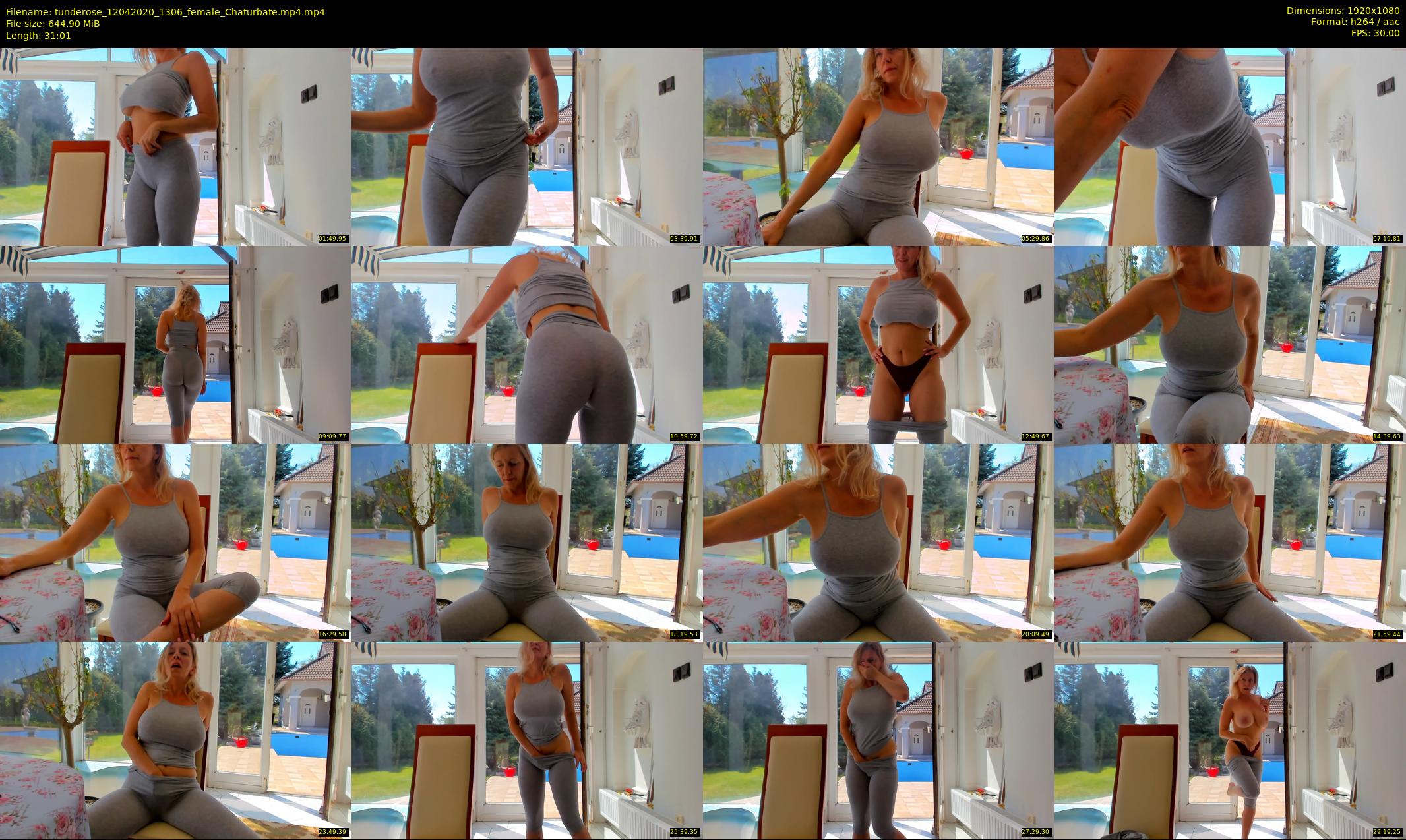 tunderose — 32 minute Chaturbate female cam show recording, 1080p, Apr 12, 2020