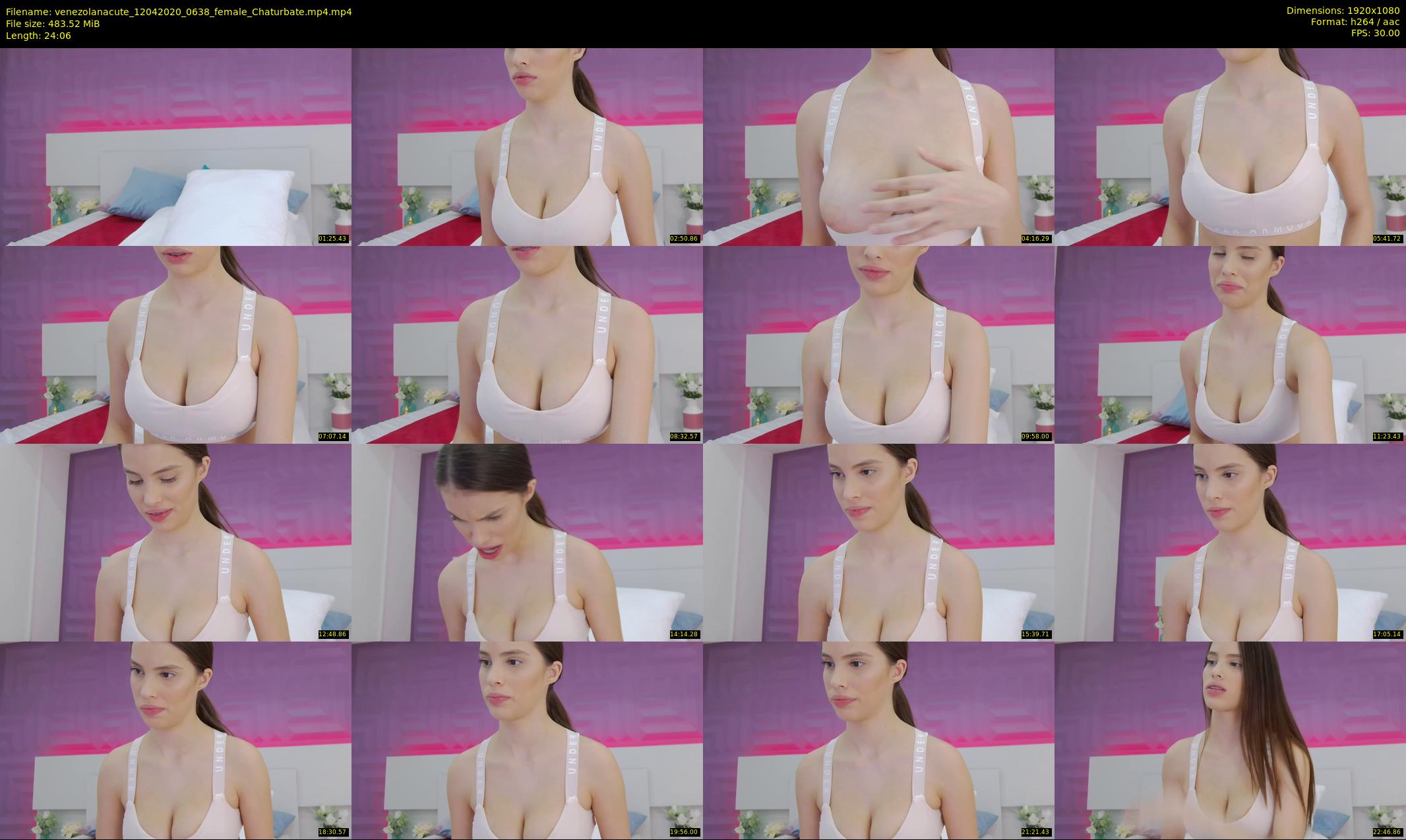 venezolanacute — 25 minute Chaturbate female cam show recording, 1080p, Apr 12, 2020