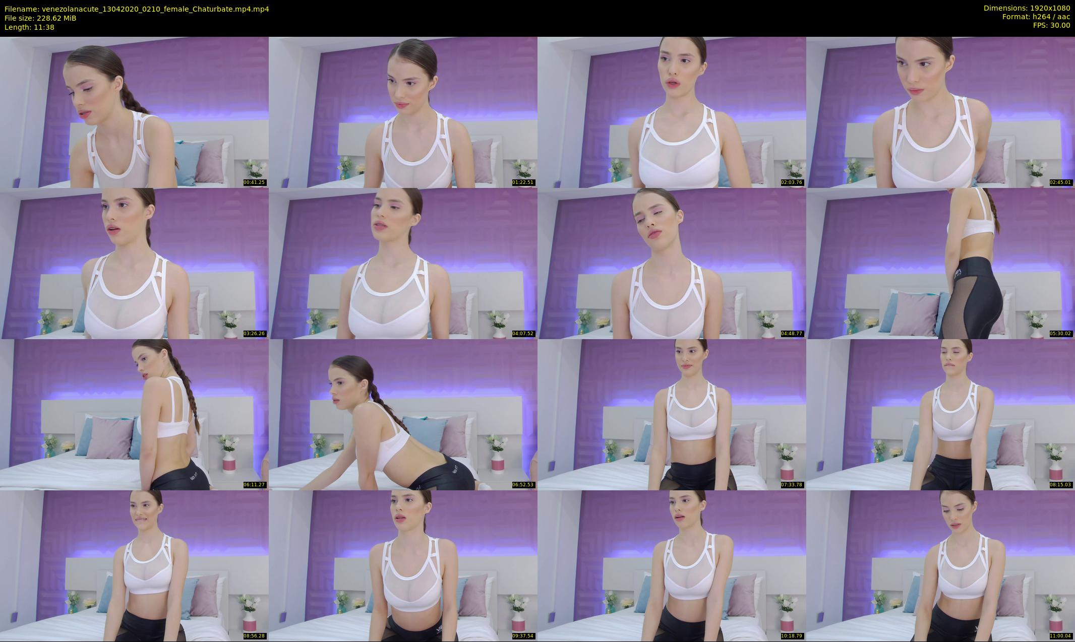venezolanacute — 12 minute Chaturbate female cam show recording, 1080p, Apr 13, 2020