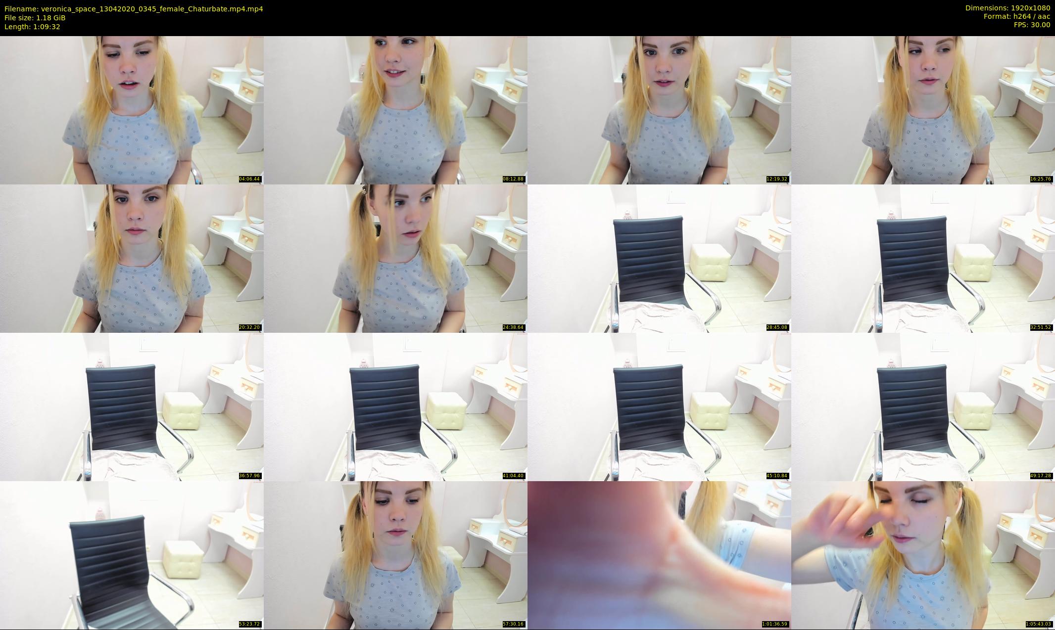 veronica_space — 70 minute Chaturbate female cam show recording, 1080p, Apr 13, 2020