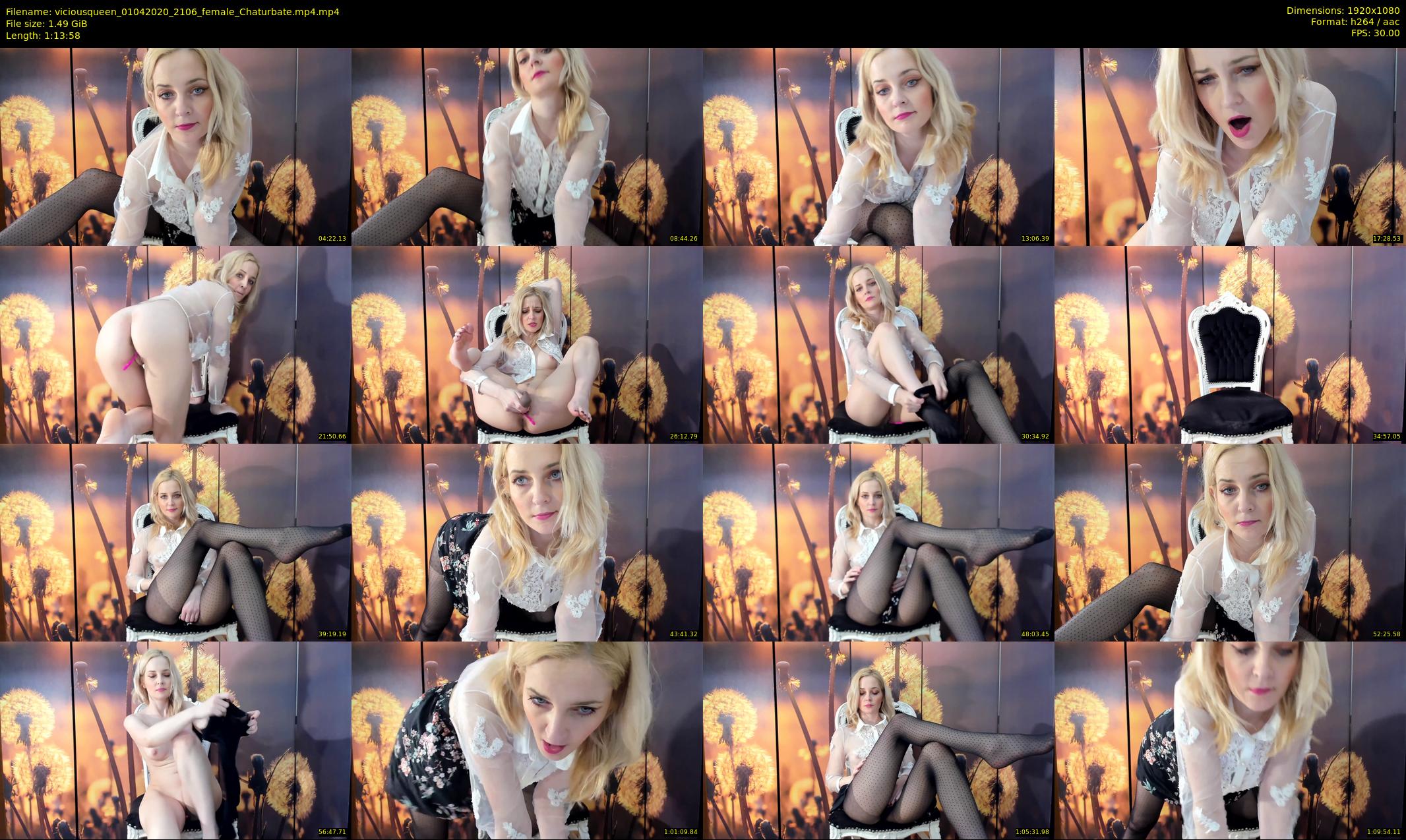 viciousqueen — 74 minute Chaturbate female cam show recording, 1080p, Apr 1, 2020