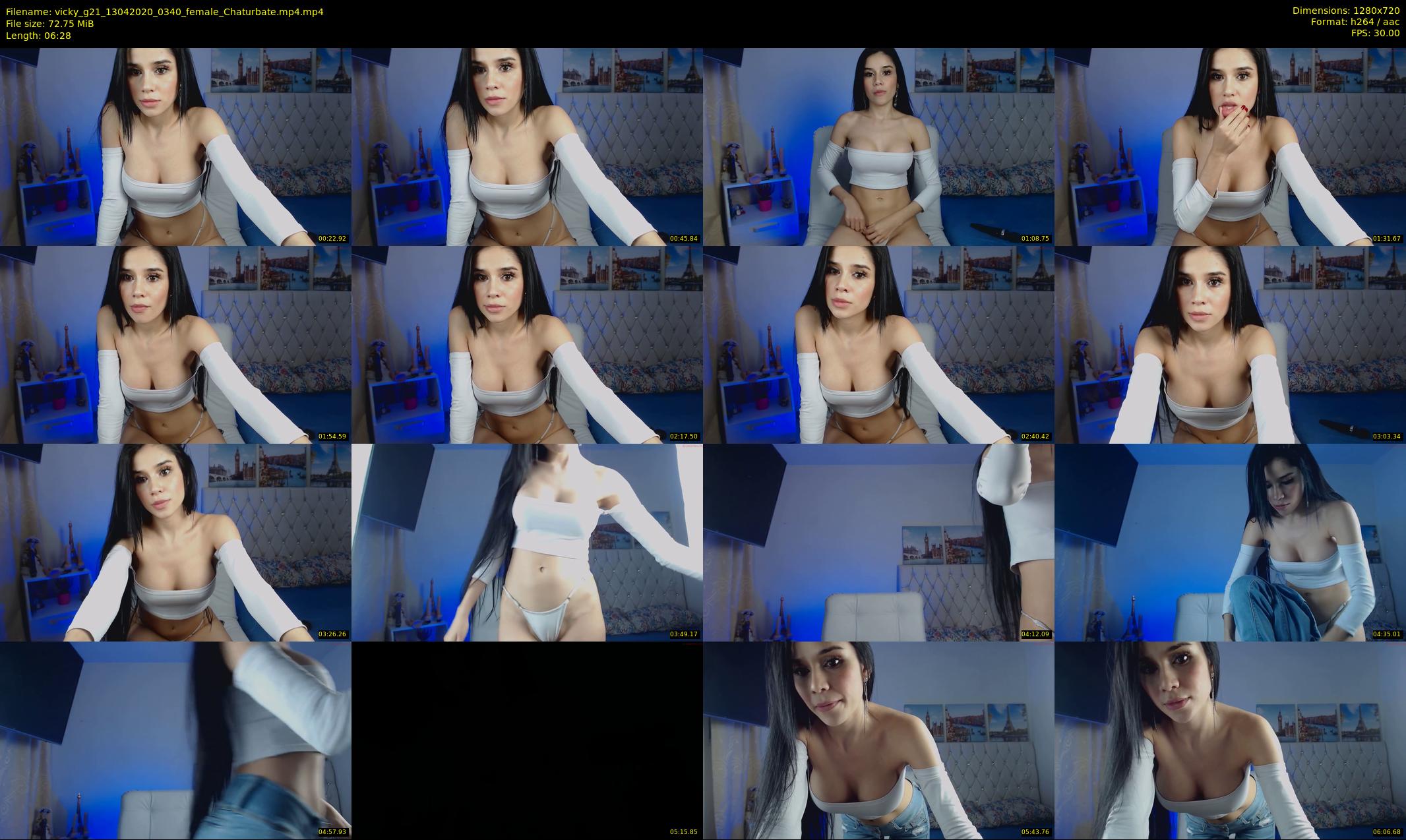 vicky_g21 — 7 minute Chaturbate female cam show recording, 720p, Apr 13, 2020