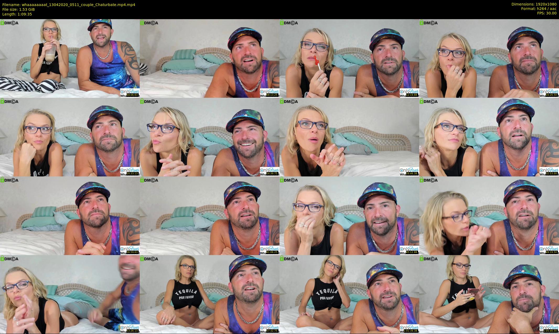 whaaaaaaaat — 70 minute Chaturbate couple cam show recording, 1080p, Apr 13, 2020