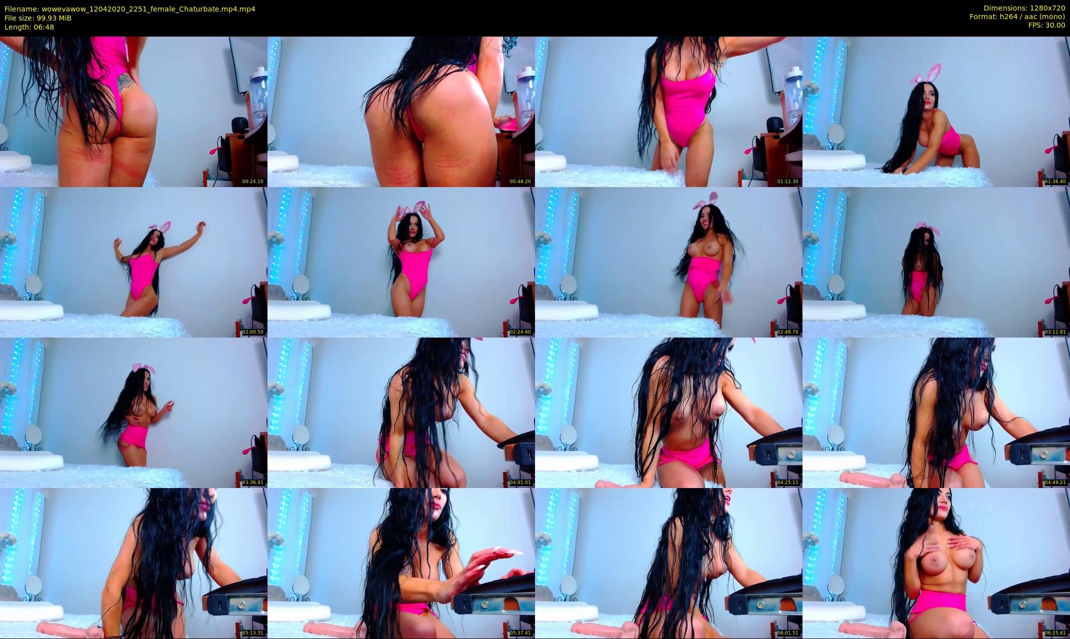 wowevawow — 7 minute Chaturbate female cam show recording, 720p, Apr 12, 2020