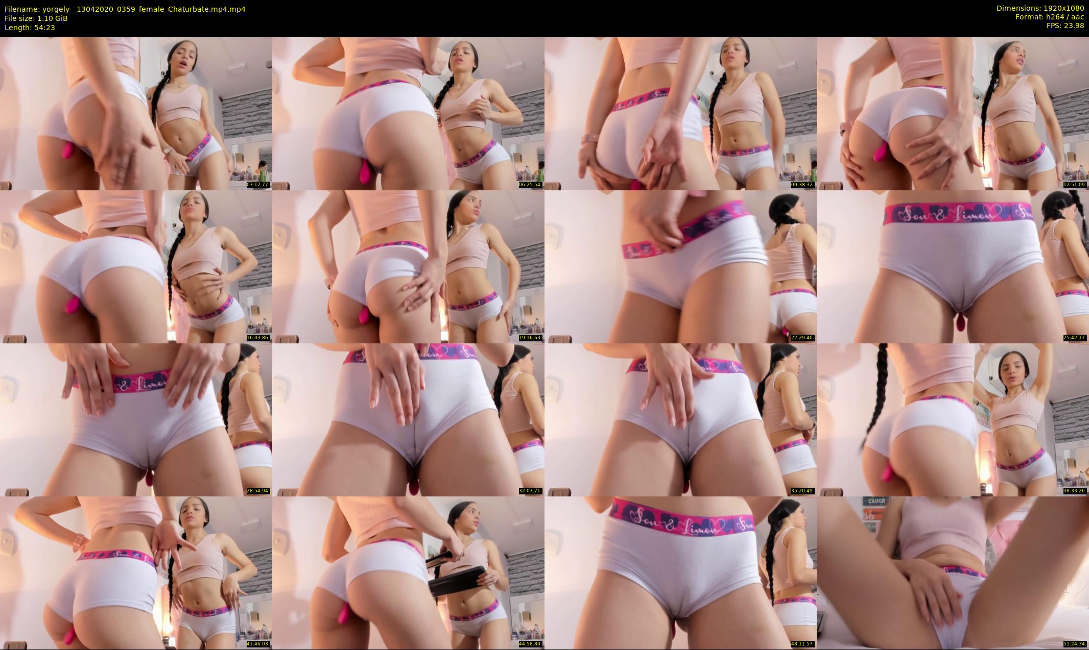 yorgely_ — 55 minute Chaturbate female cam show recording, 1080p, Apr 13, 2020