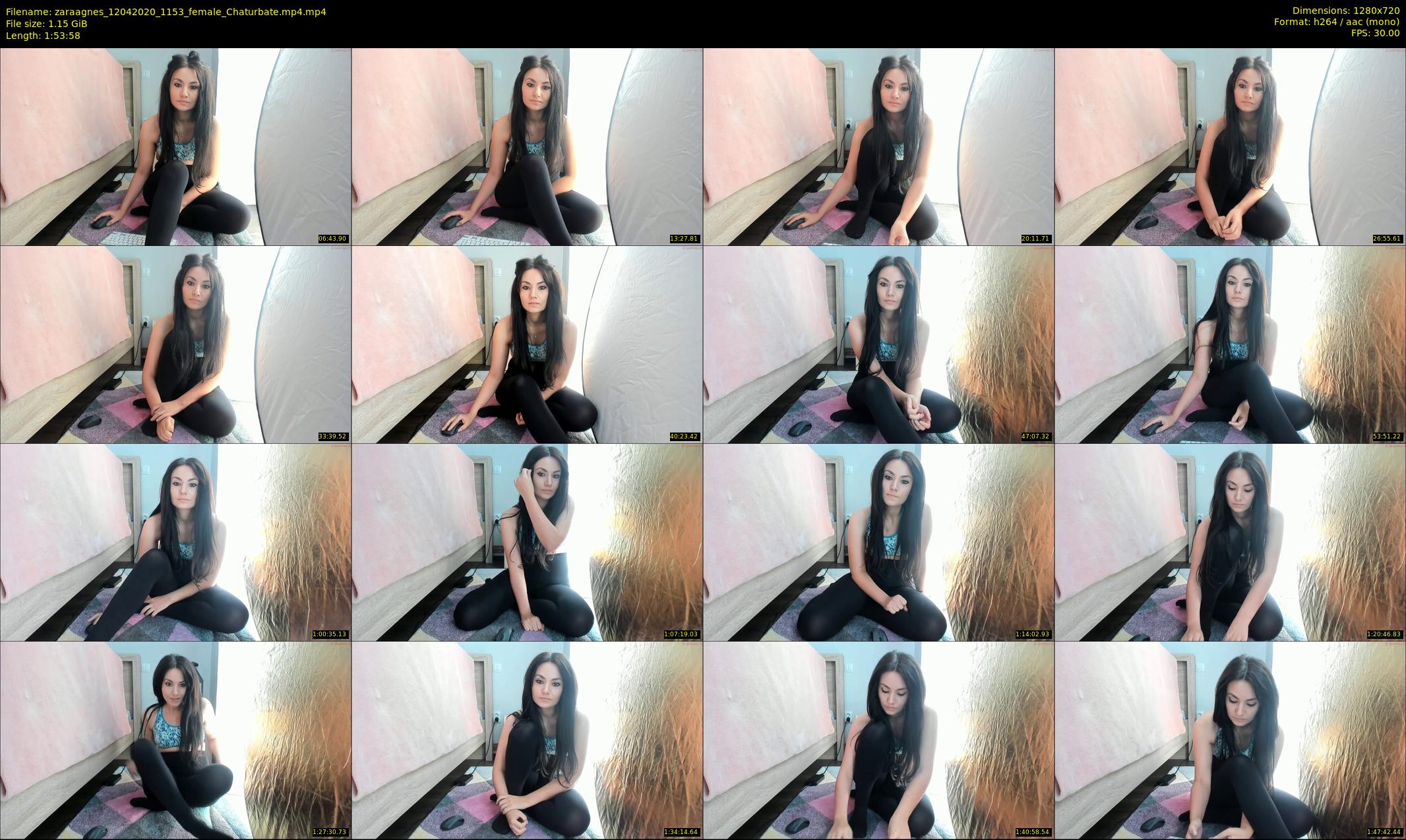 zaraagnes — 114 minute Chaturbate female cam show recording, 720p, Apr 12, 2020