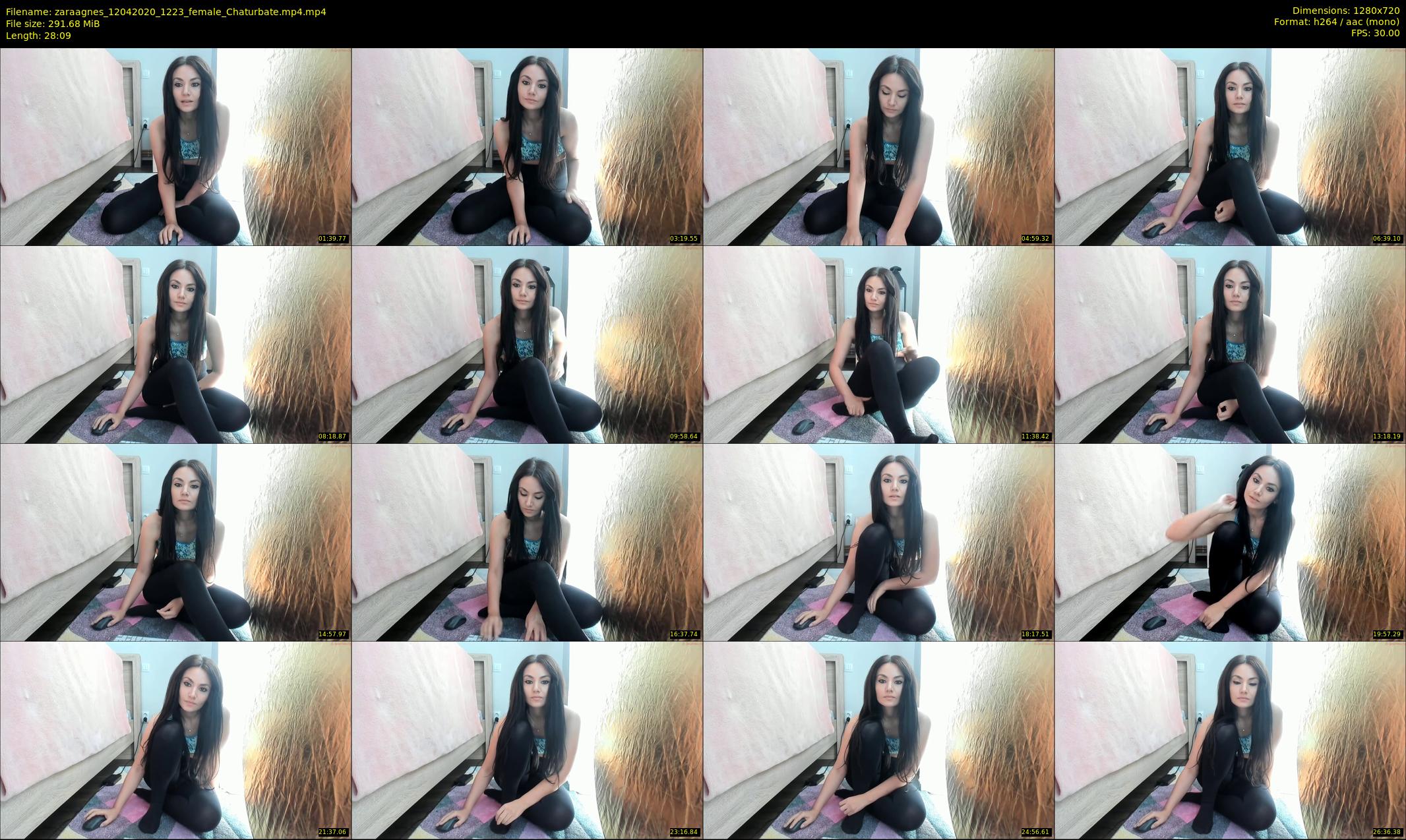 zaraagnes — 29 minute Chaturbate female cam show recording, 720p, Apr 12, 2020