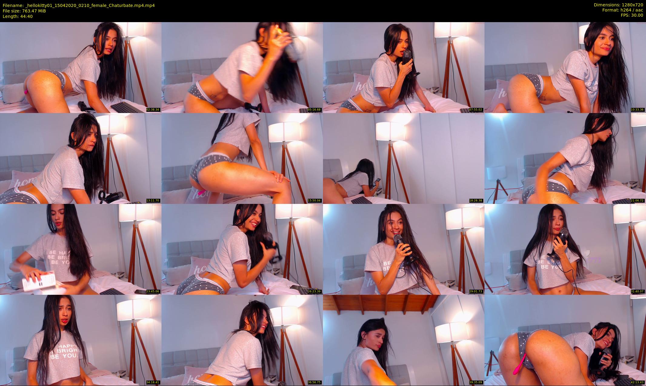 _hellokitty01 — 45 minute Chaturbate female cam show recording, 720p, Apr 15, 2020