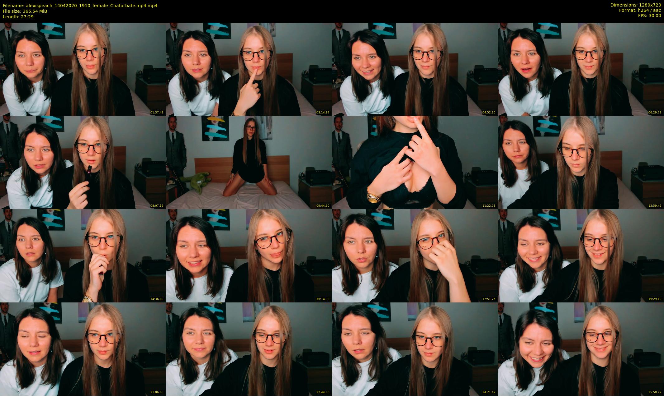alexispeach — 28 minute Chaturbate female cam show recording, 720p, Apr 14, 2020